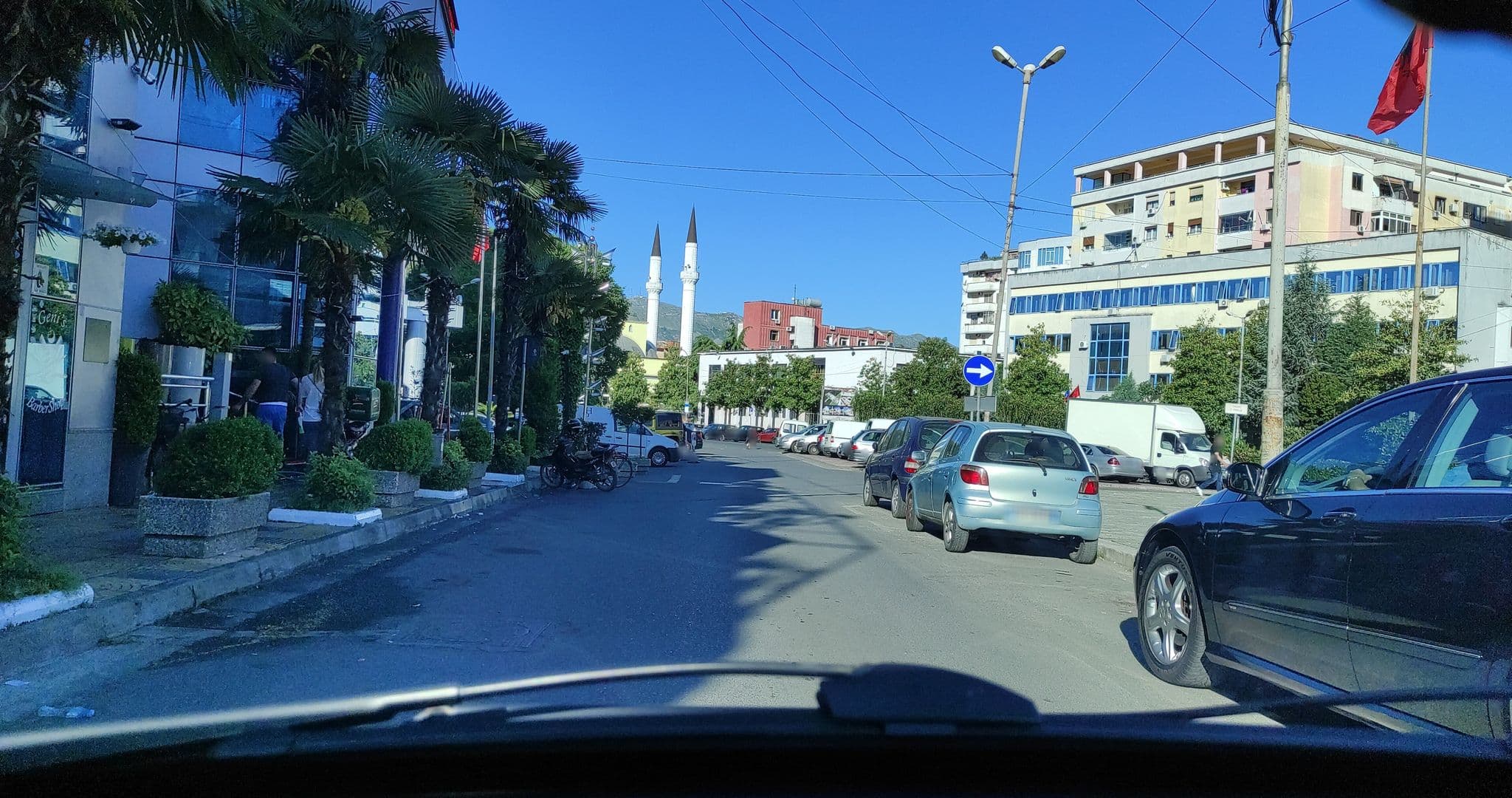 Street view near Oro Inn, Shkodër — © denisju_osm (CC BY-SA · Mapillary)