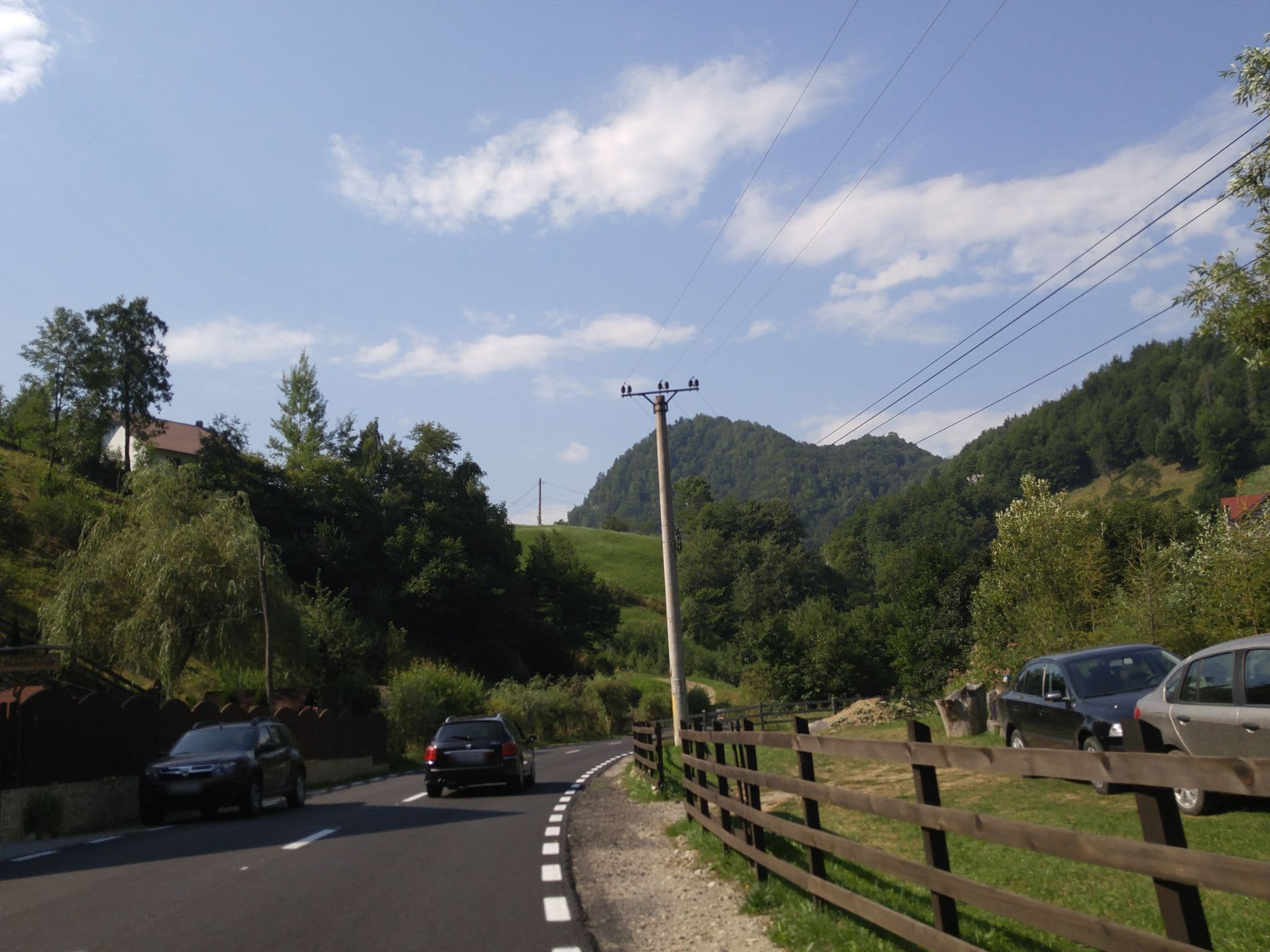 Street view near Pensiunea Denisa Preda, Moeciu de Jos