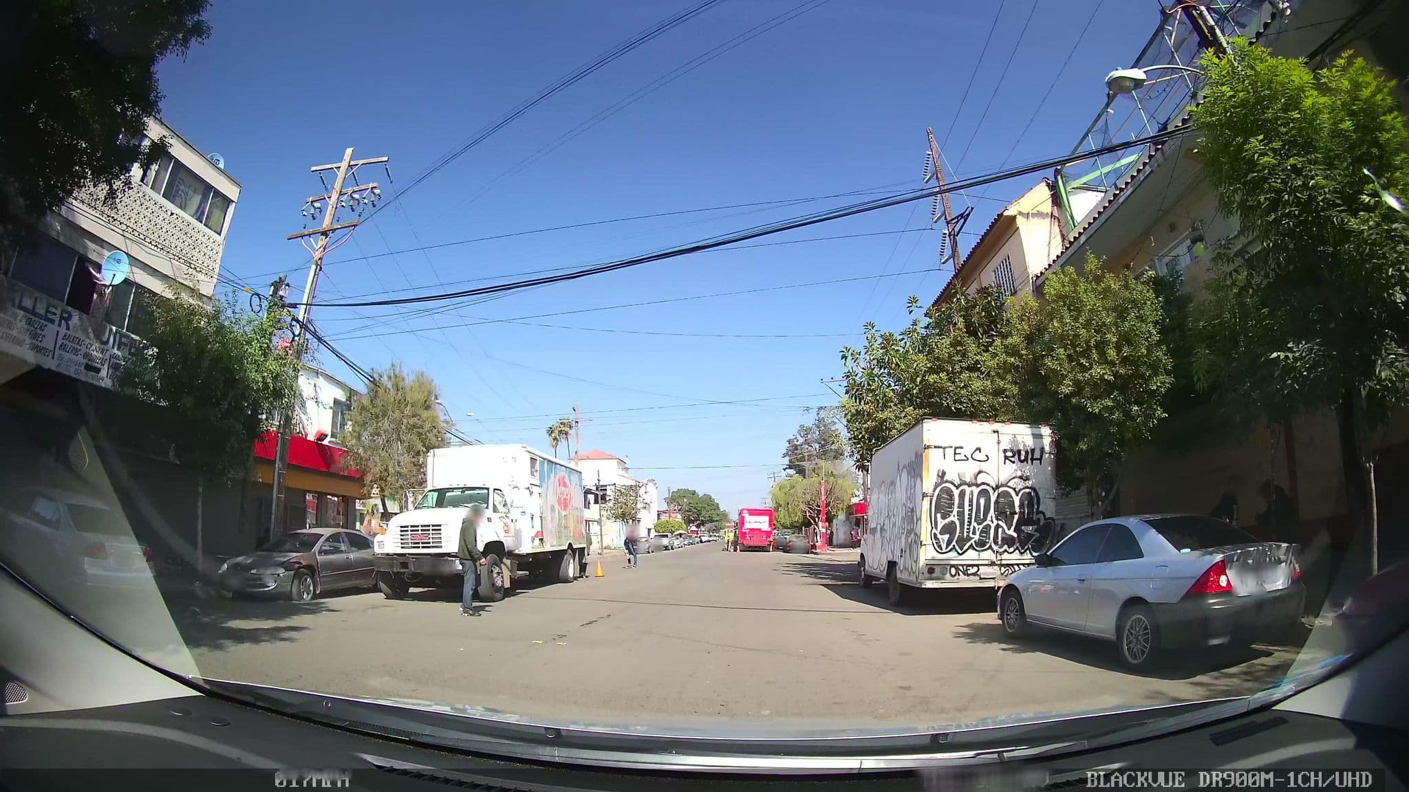 Street view near Mar Azul -hotel, Tijuana — © kaart_2 (CC BY-SA · Mapillary)
