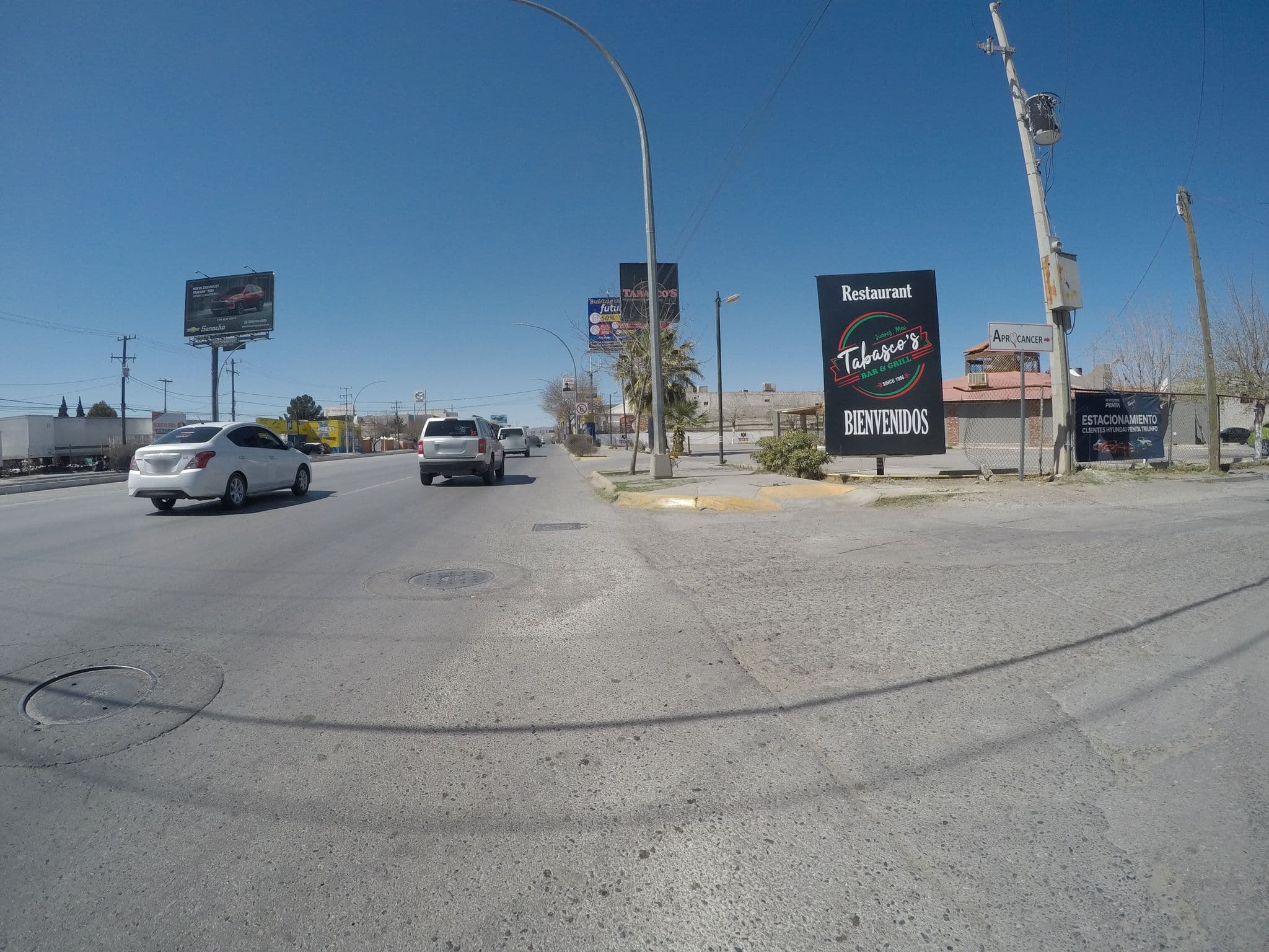 Street view near Alonso Garcia Maria Esther, Ciudad Juárez — © dsrtsndnts (CC BY-SA · Mapillary)