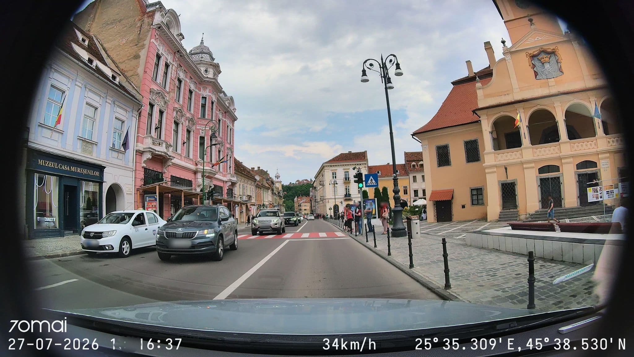Street view near Safrano Palace, Braşov — © doriel (CC BY-SA · Mapillary)