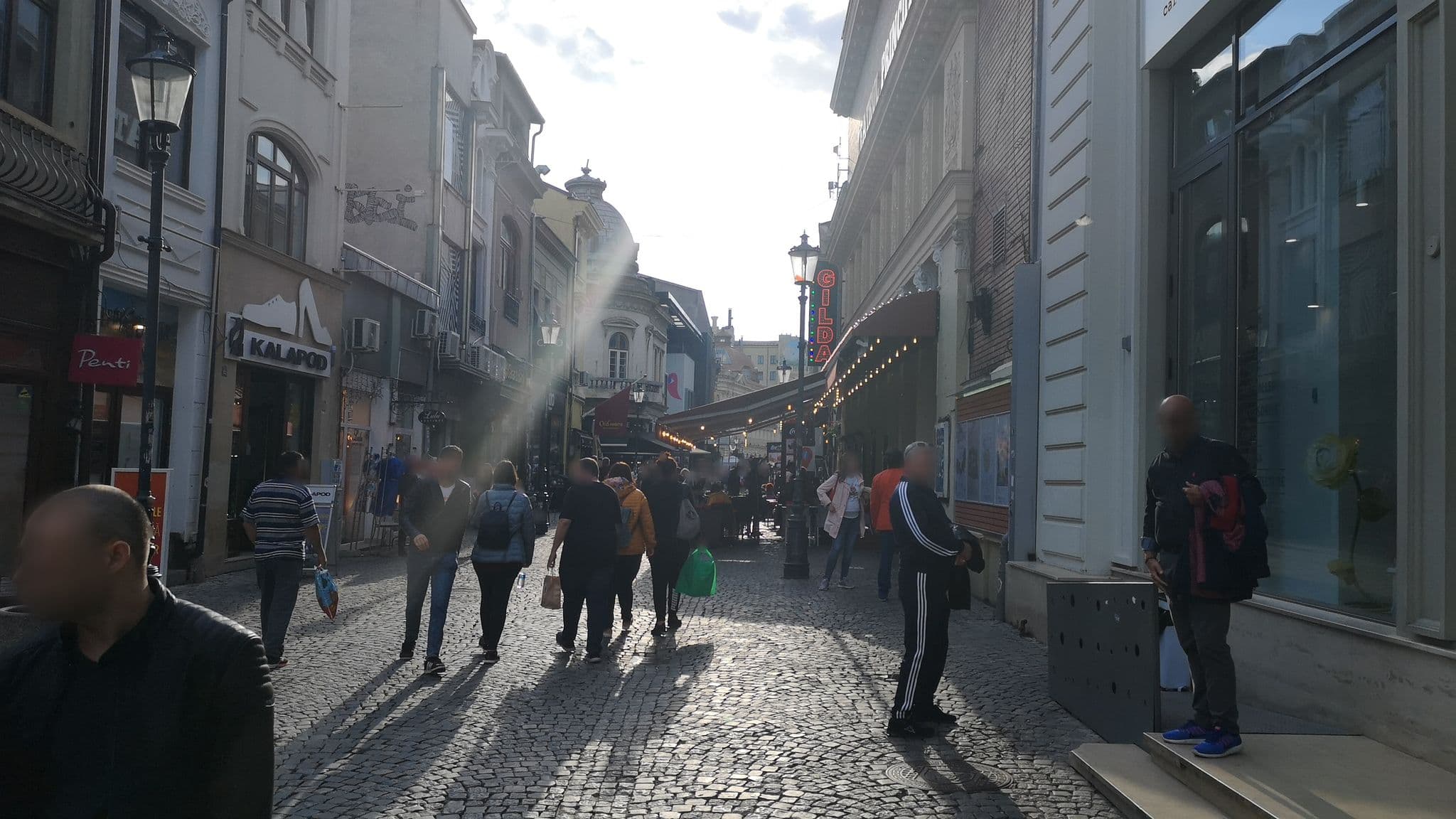Street view near Still OldTown, Bucharest