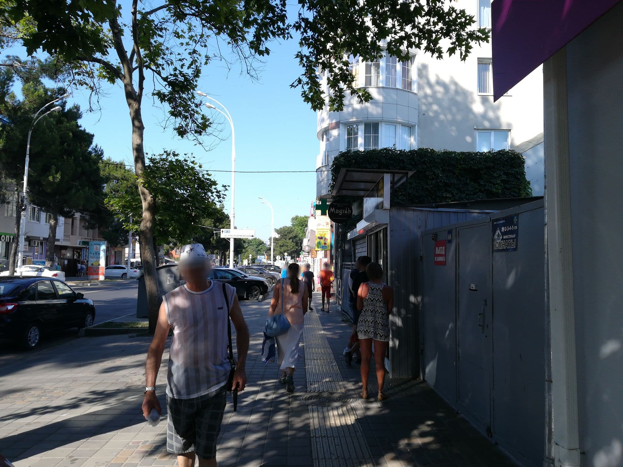Street view near ГАРМОНИЯ - отель, Anapa — © api (CC BY-SA · Mapillary)