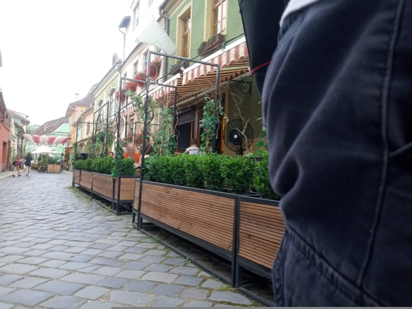 Street view near D&E Apartment, Sighișoara — © grozsa11 (CC BY-SA · Mapillary)