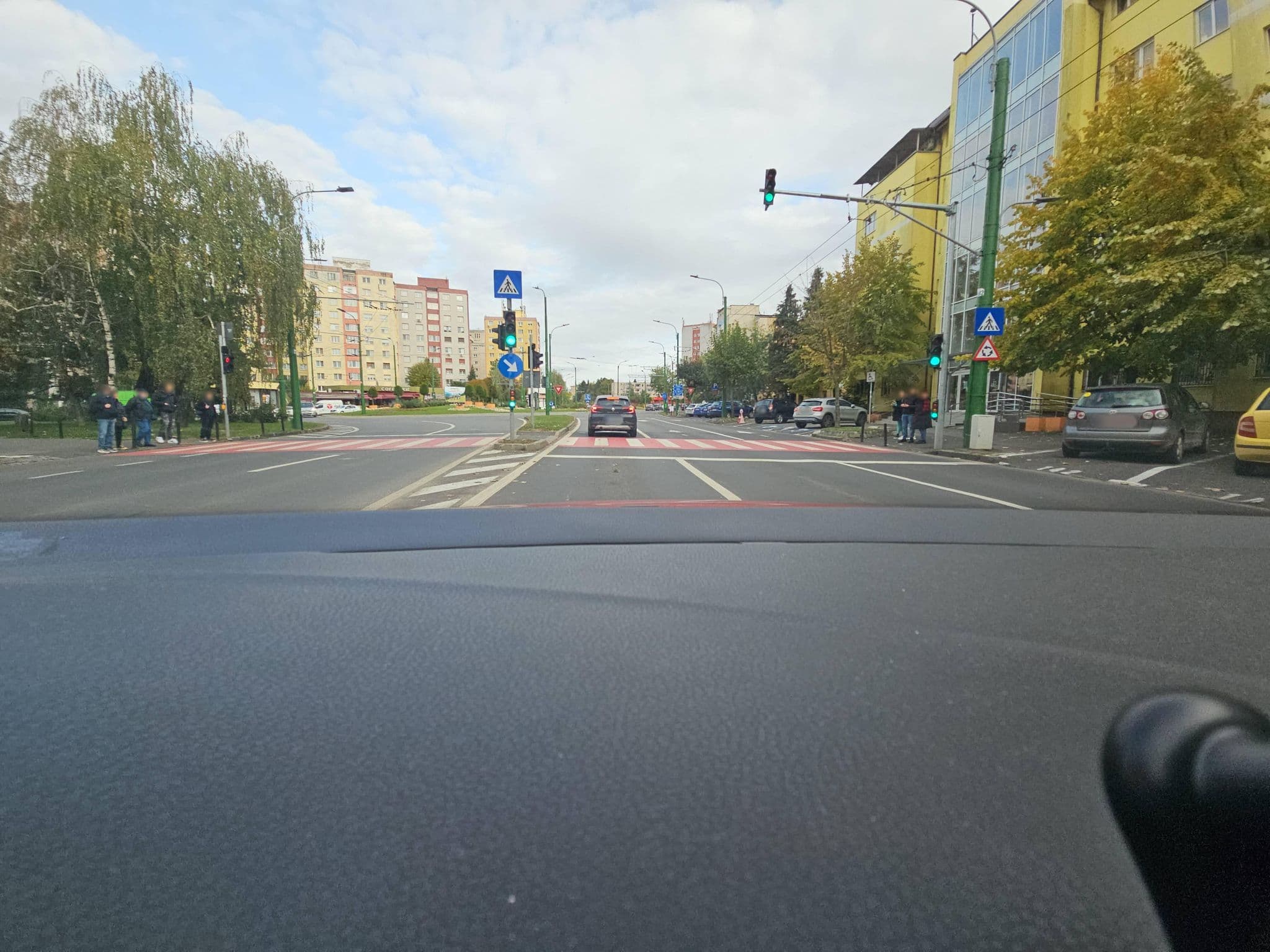 Street view near Brilliant, Braşov
