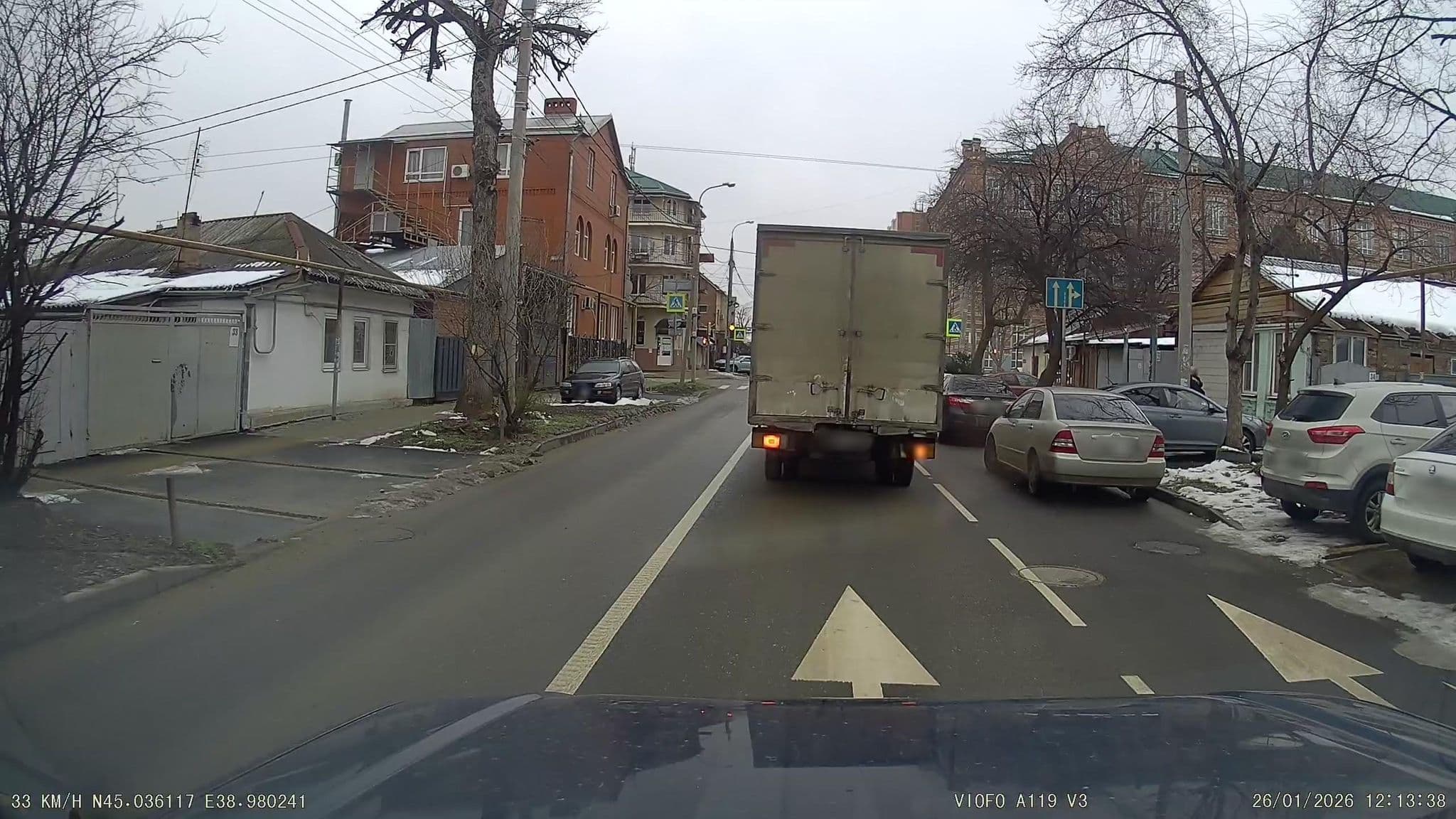 Street view near Отель Императрица, Krasnodar — © azimuth (CC BY-SA · Mapillary)