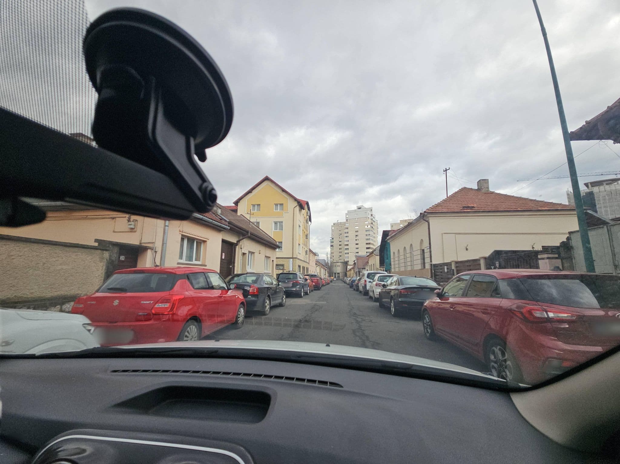 Street view near Hotel Citrin, Braşov