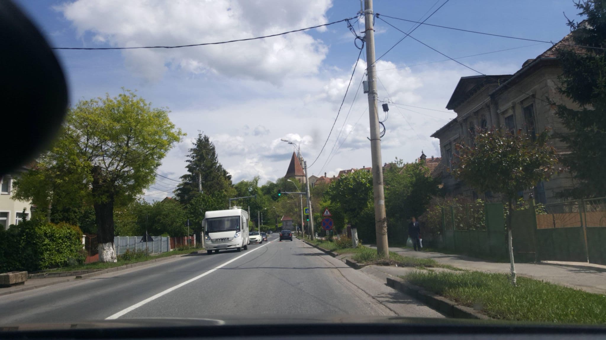 Street view near Hotel Korona, Sighișoara — © puky (CC BY-SA · Mapillary)