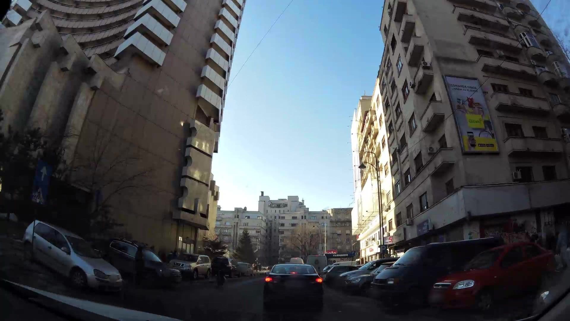 Street view near Cellini 2 Studio, Bucharest