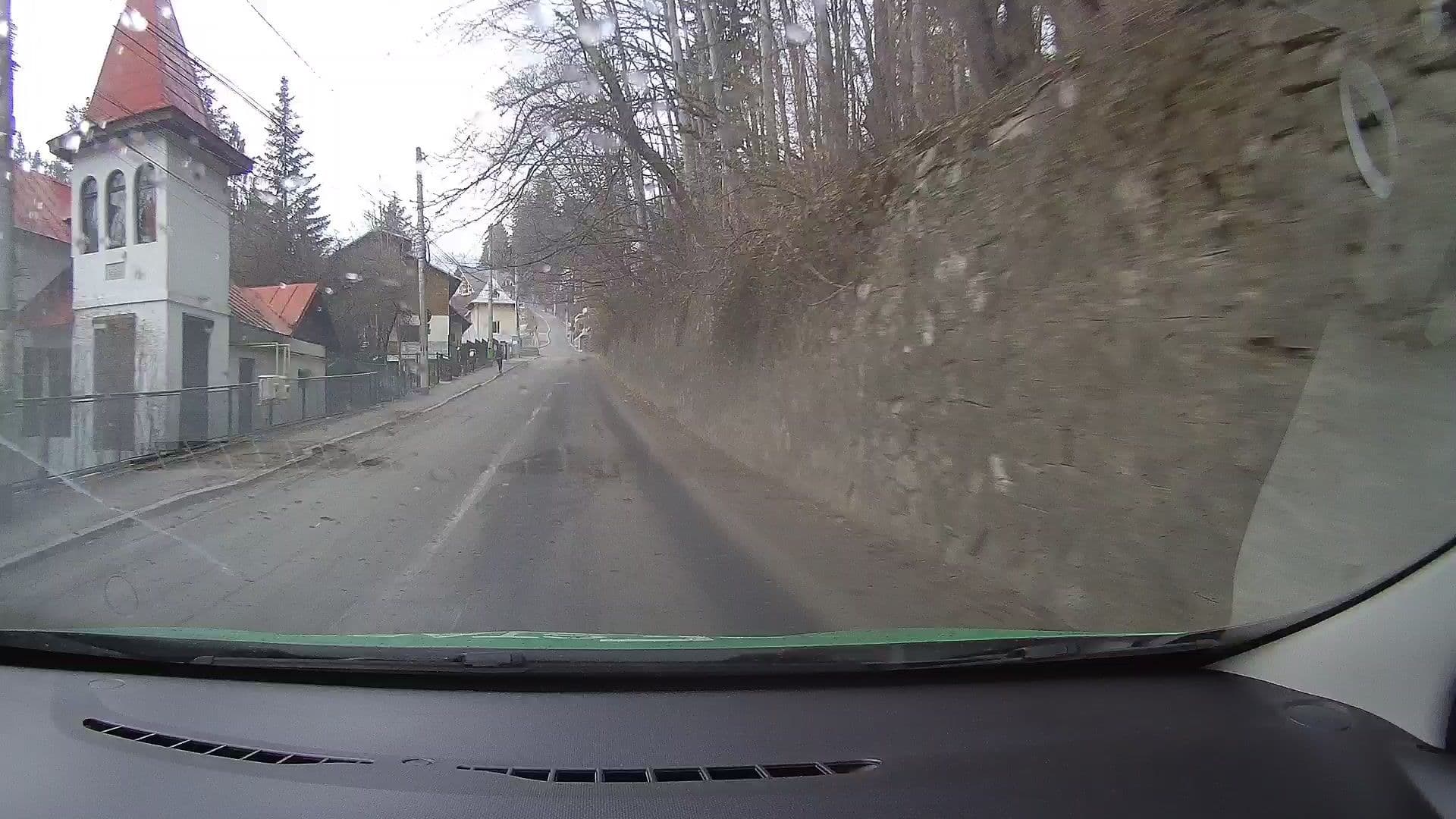 Street view near Vila Agata, Sinaia