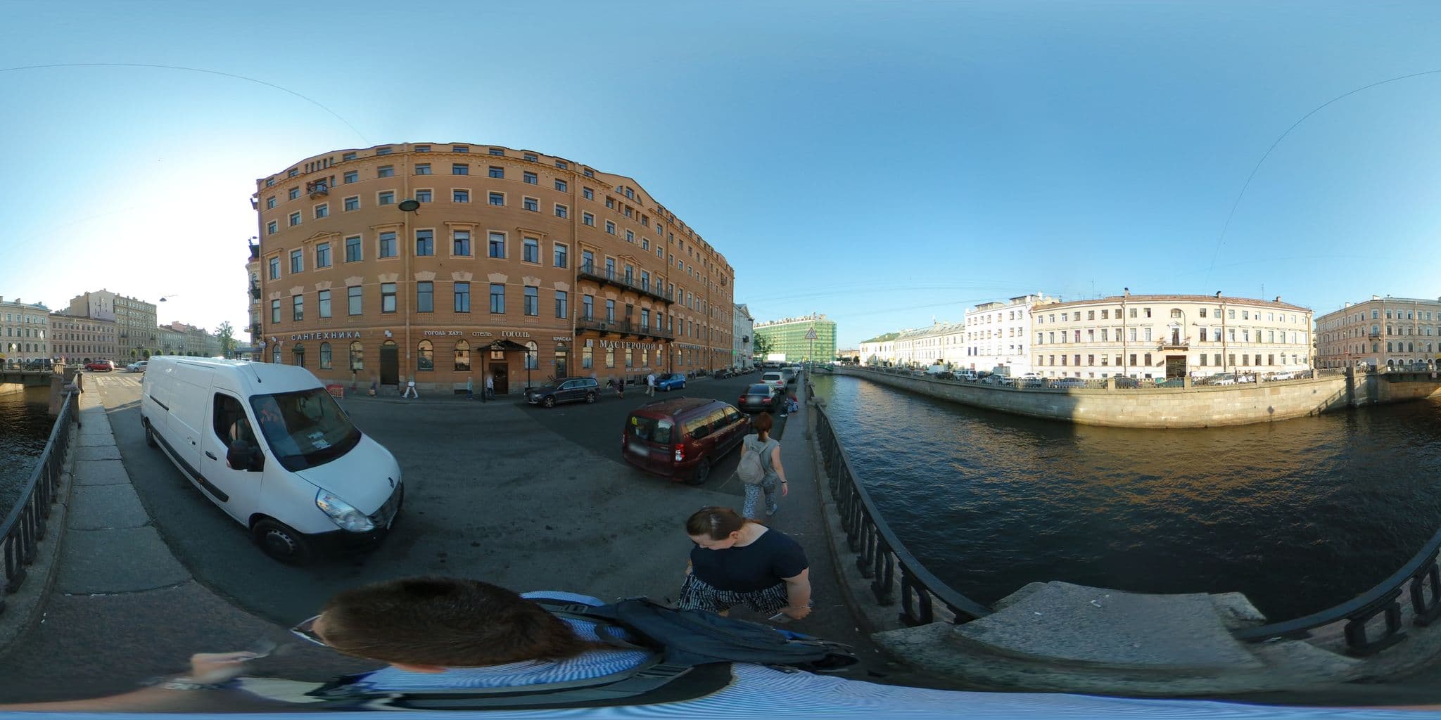 Street view near Гоголь Хауз, Admiralteisky — © vlivyur (CC BY-SA · Mapillary)
