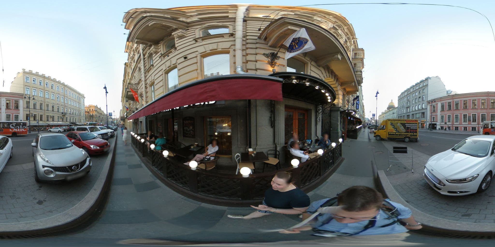 Street view near Spb Rentals Apartments, Saint Petersburg — © vlivyur (CC BY-SA · Mapillary)