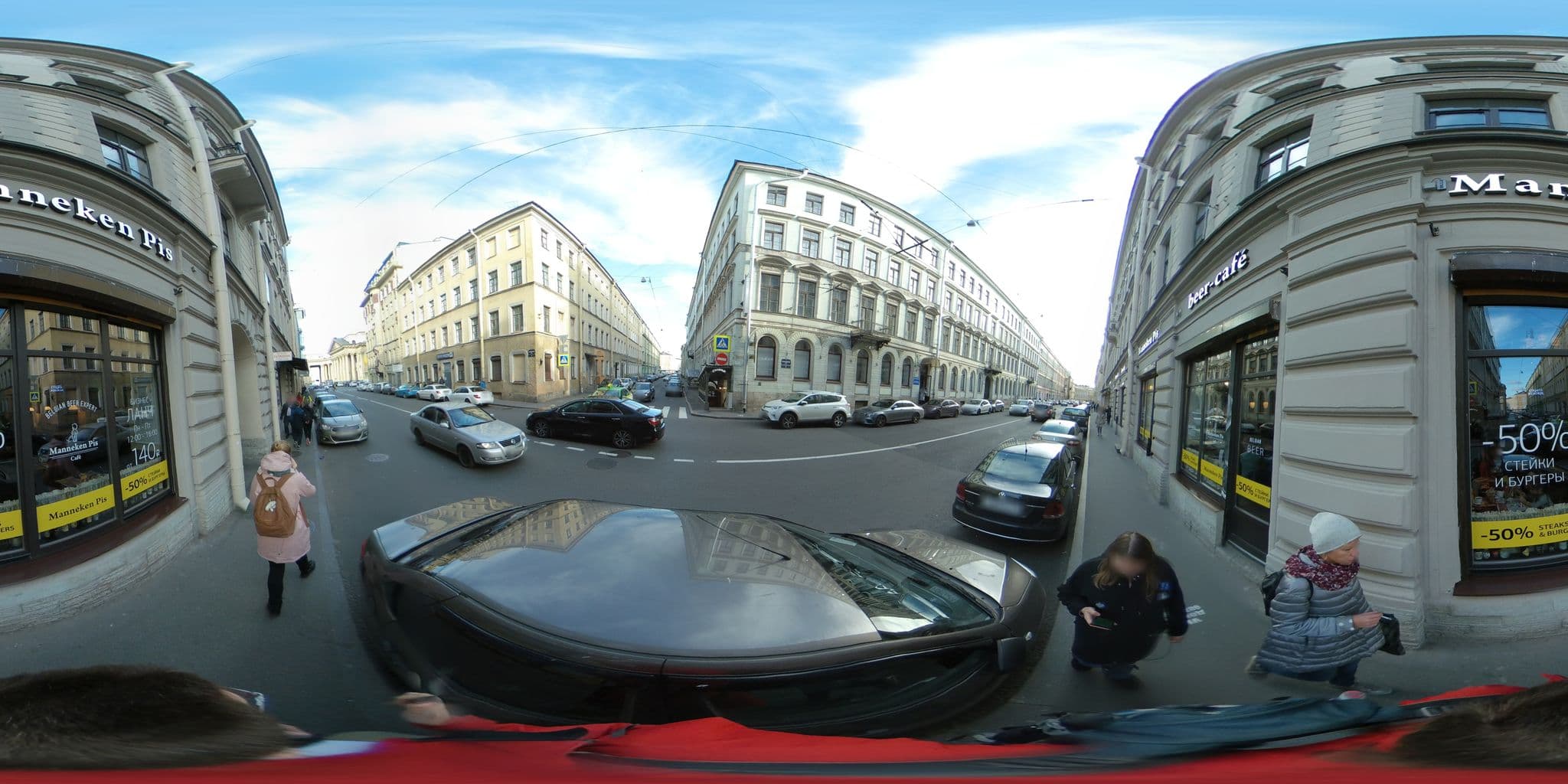 Street view near Havana Cuba Hostel, Saint Petersburg — © vlivyur (CC BY-SA · Mapillary)