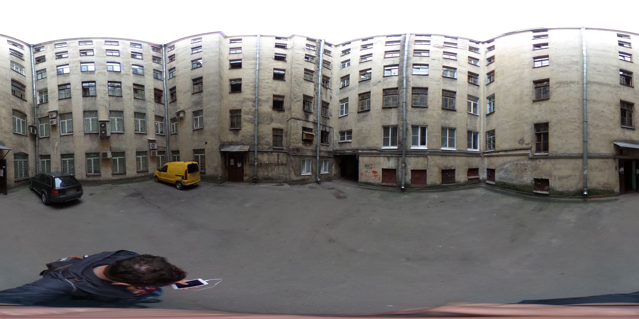 Street view near Island, Vasyl'evsky Ostrov — © trolleway (CC BY-SA · Mapillary)