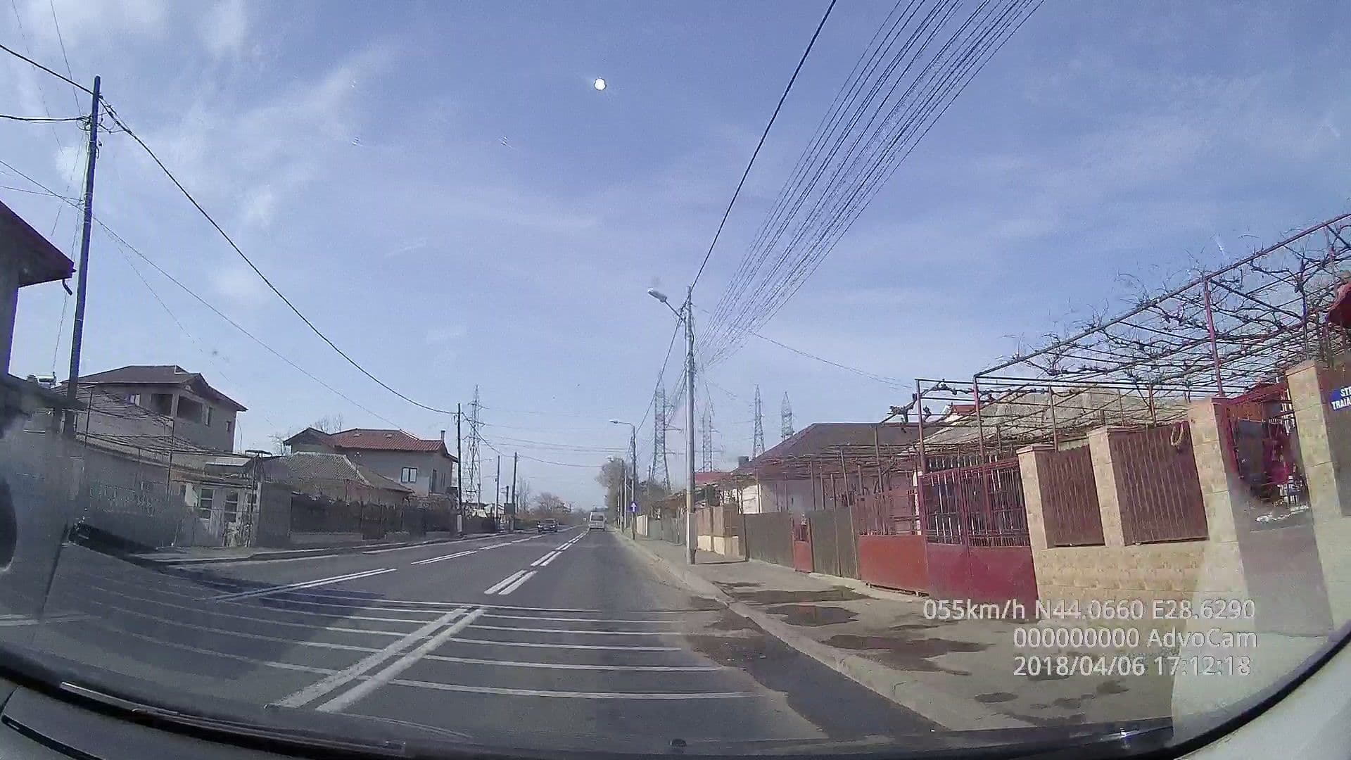 Street view near Casa Manea, Eforie Nord