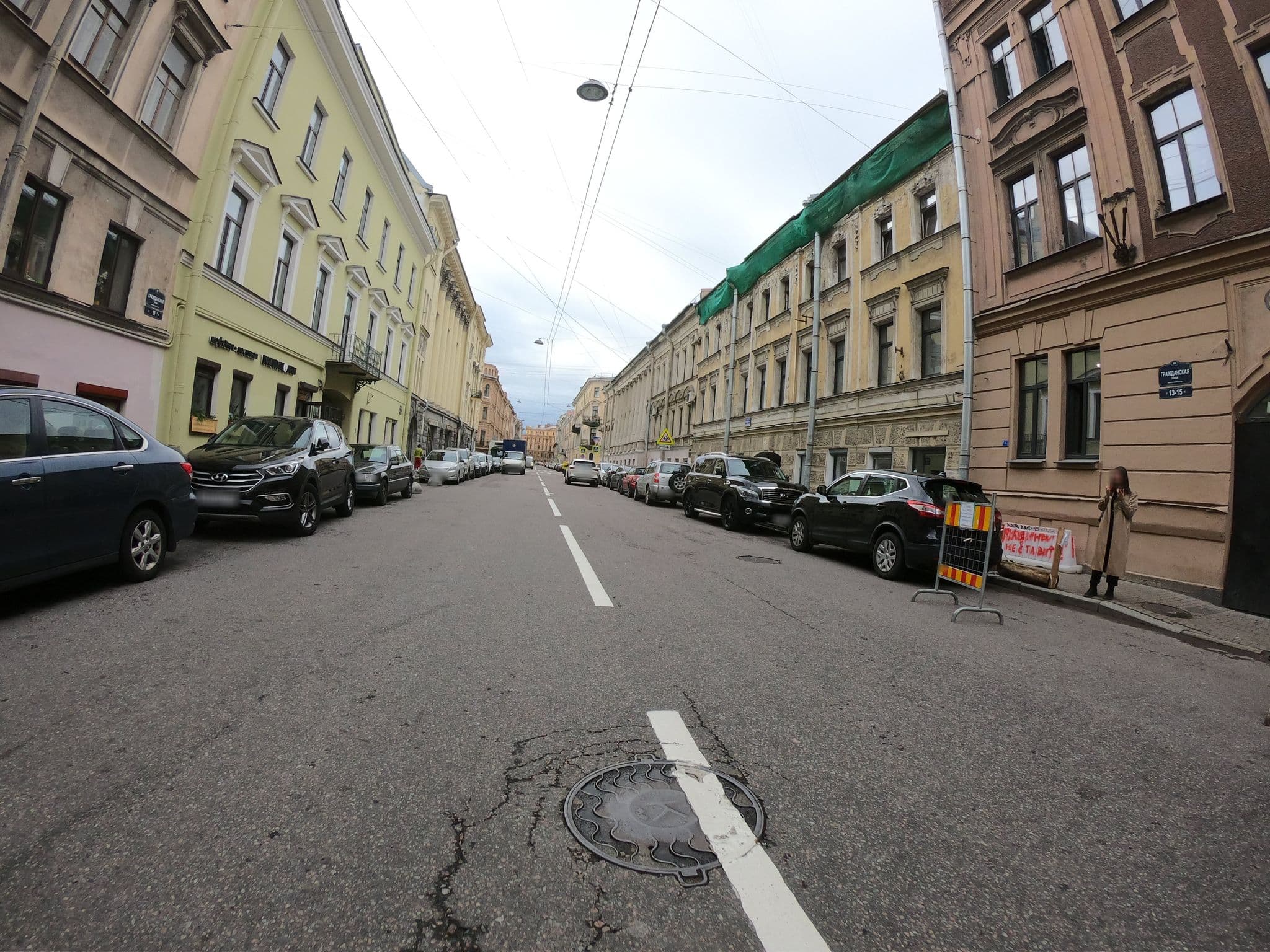 Street view near Bed & Bike, Admiralteisky — © GaMiKo (CC BY-SA · Mapillary)