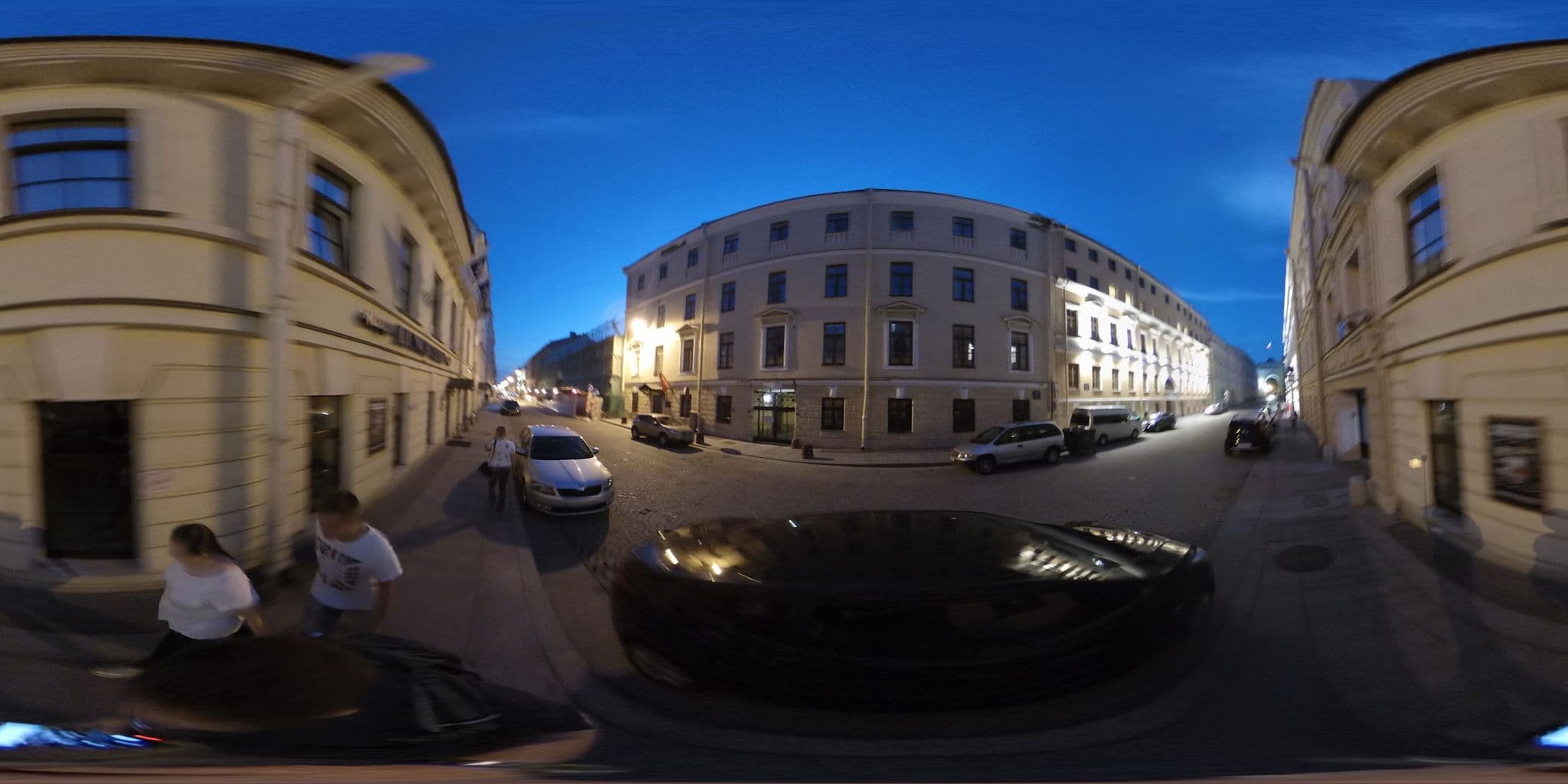 Street view near Grand Mark Hotel, Saint Petersburg — © vlivyur (CC BY-SA · Mapillary)