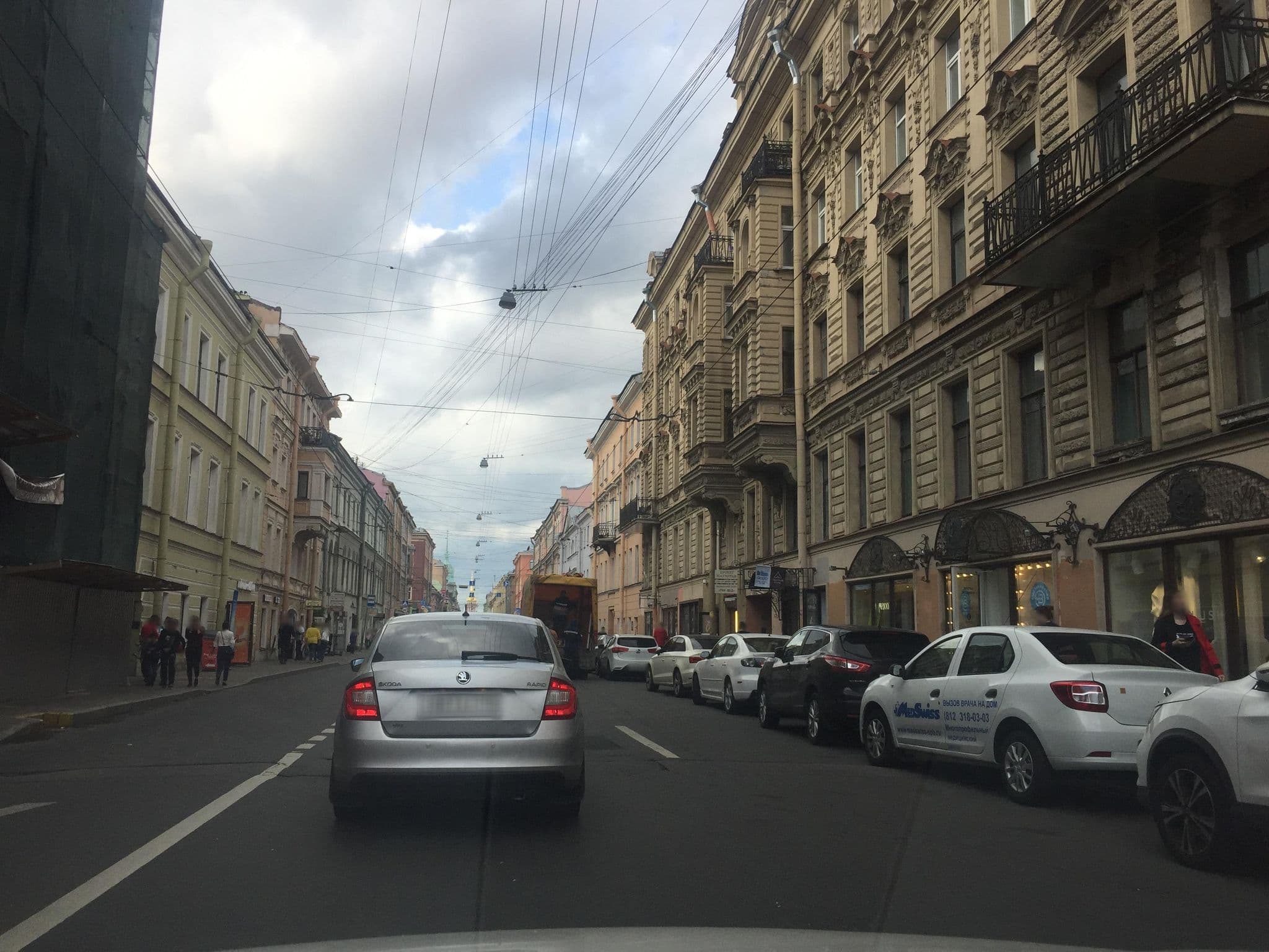 Street view near Capital hotel, Saint Petersburg — © ser9ei999 (CC BY-SA · Mapillary)