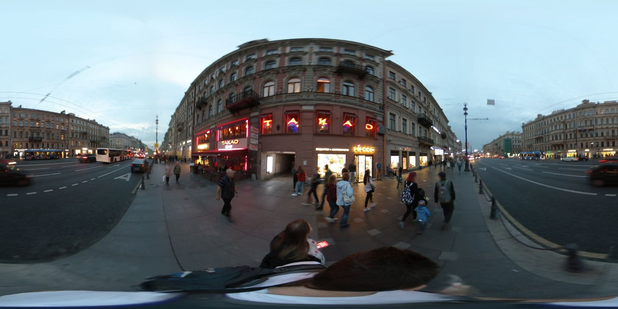 Street view near Nevsky 110, Centralniy — © vlivyur (CC BY-SA · Mapillary)