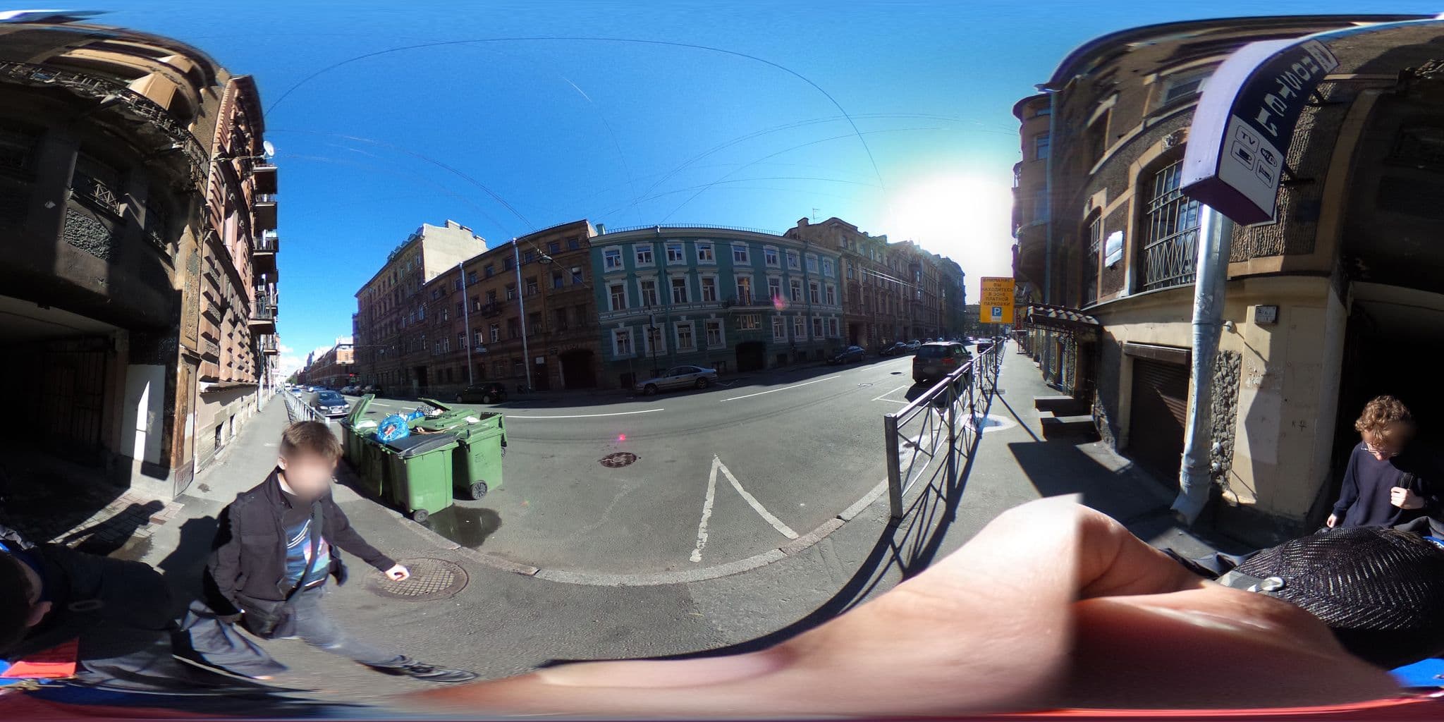 Street view near Preobrazhensky Hostel, Centralniy — © trolleway (CC BY-SA · Mapillary)
