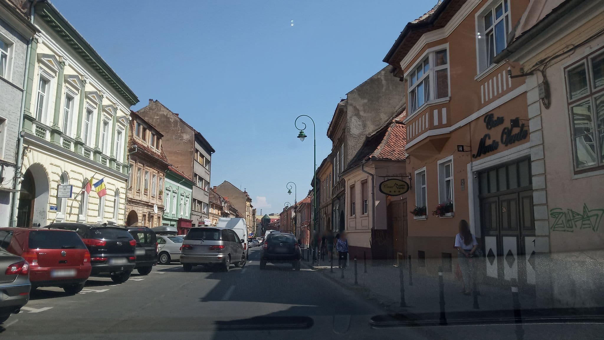Street view near Casa Terezia, Braşov