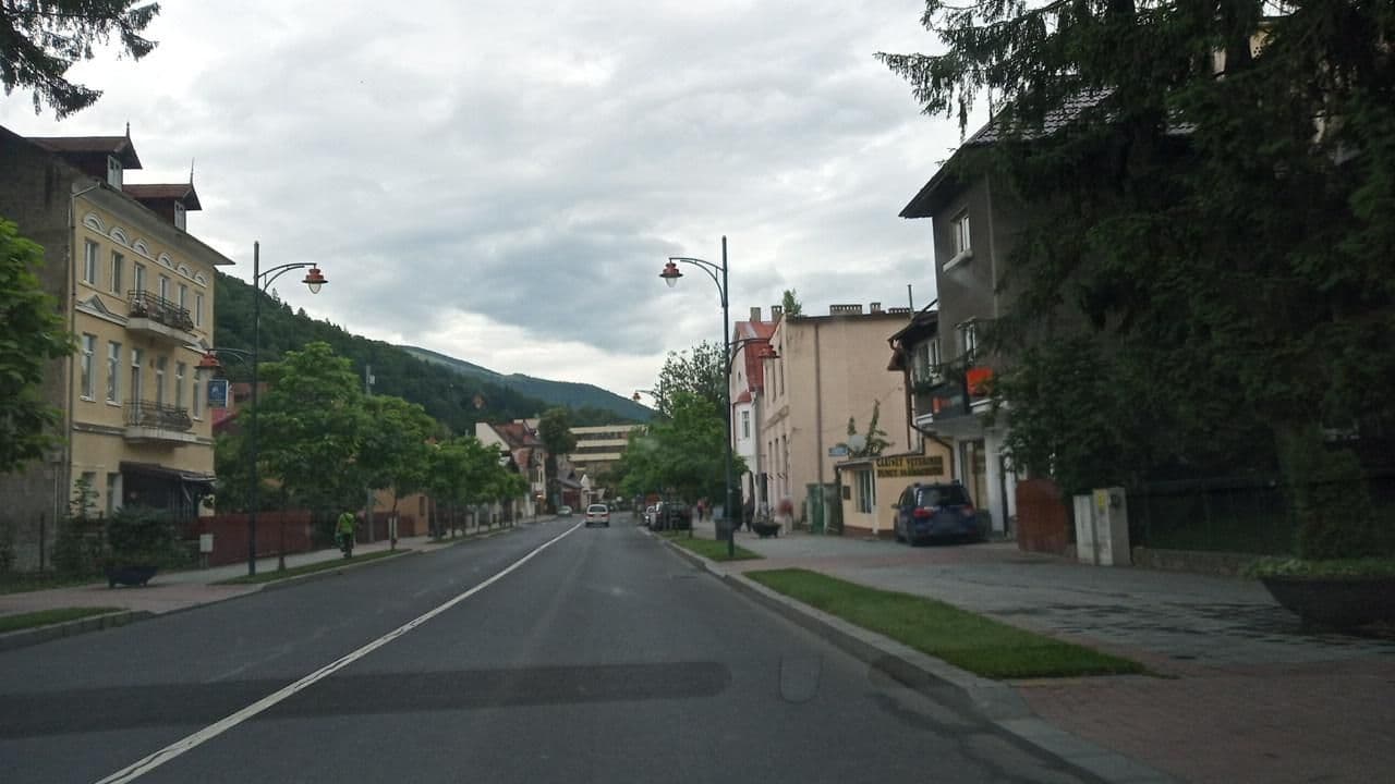 Street view near Vila Flavia, Sinaia