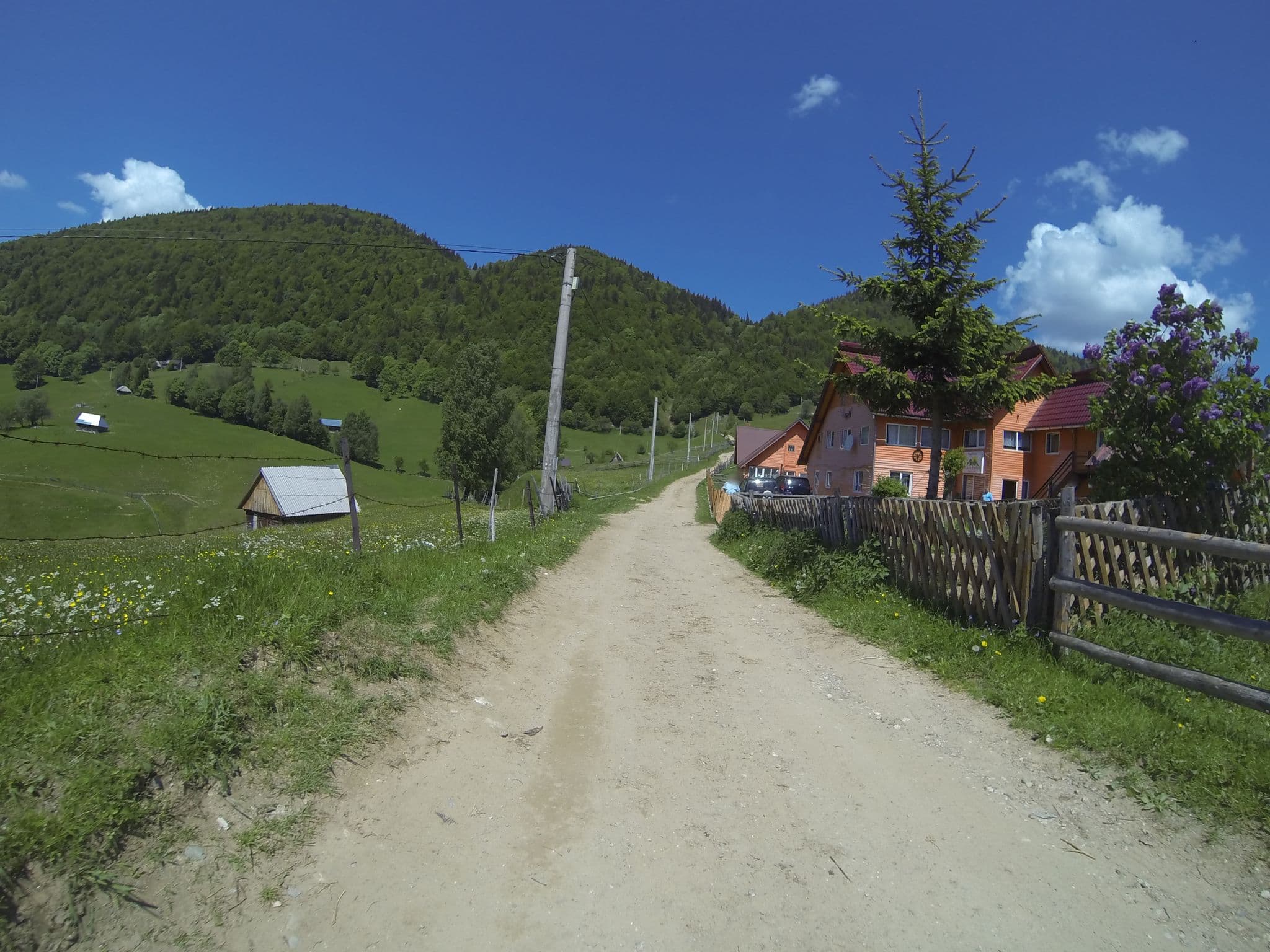 Street view near Casa Folea, Moeciu de Jos
