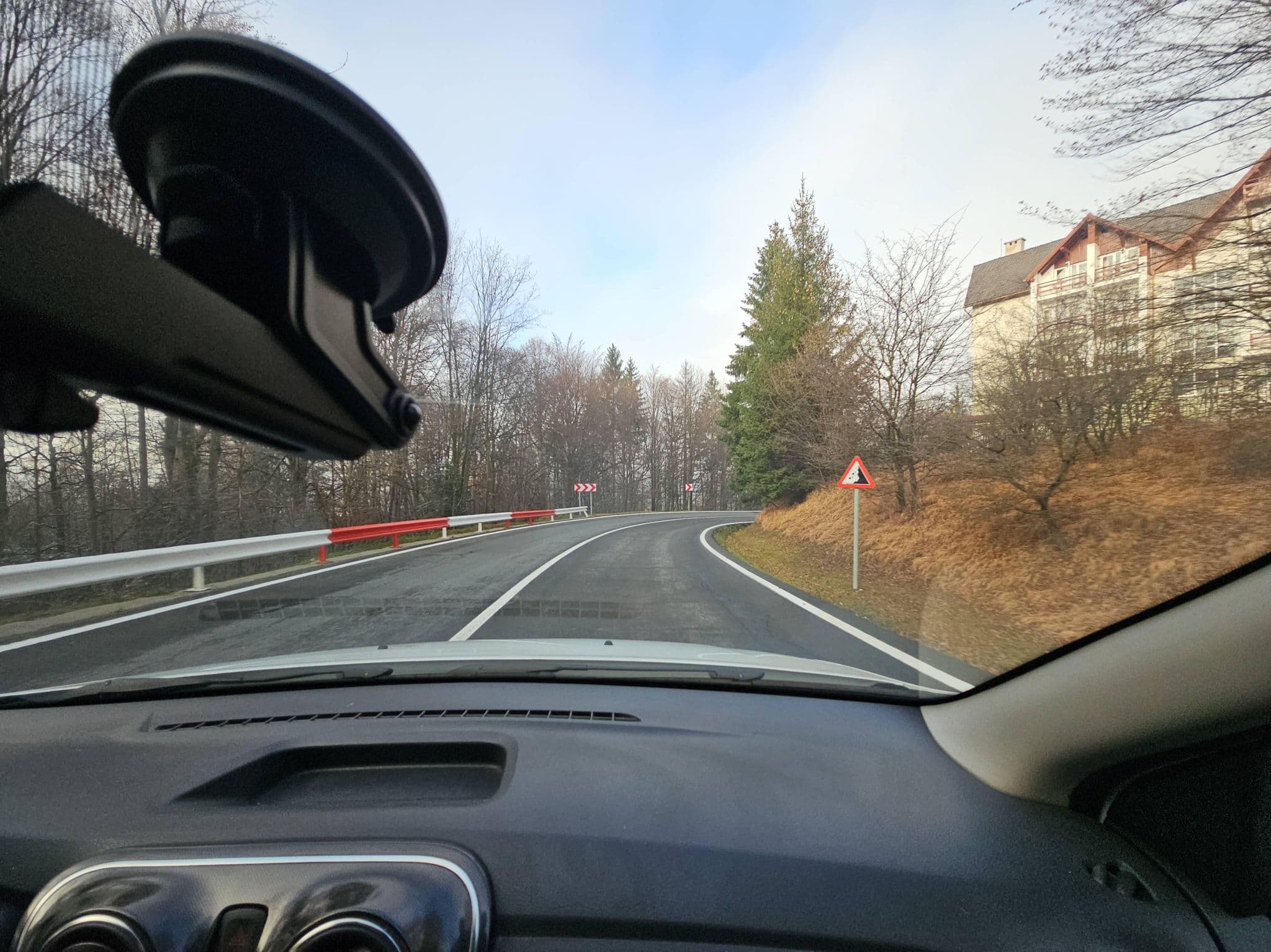 Street view near Hotel Crocus, Braşov