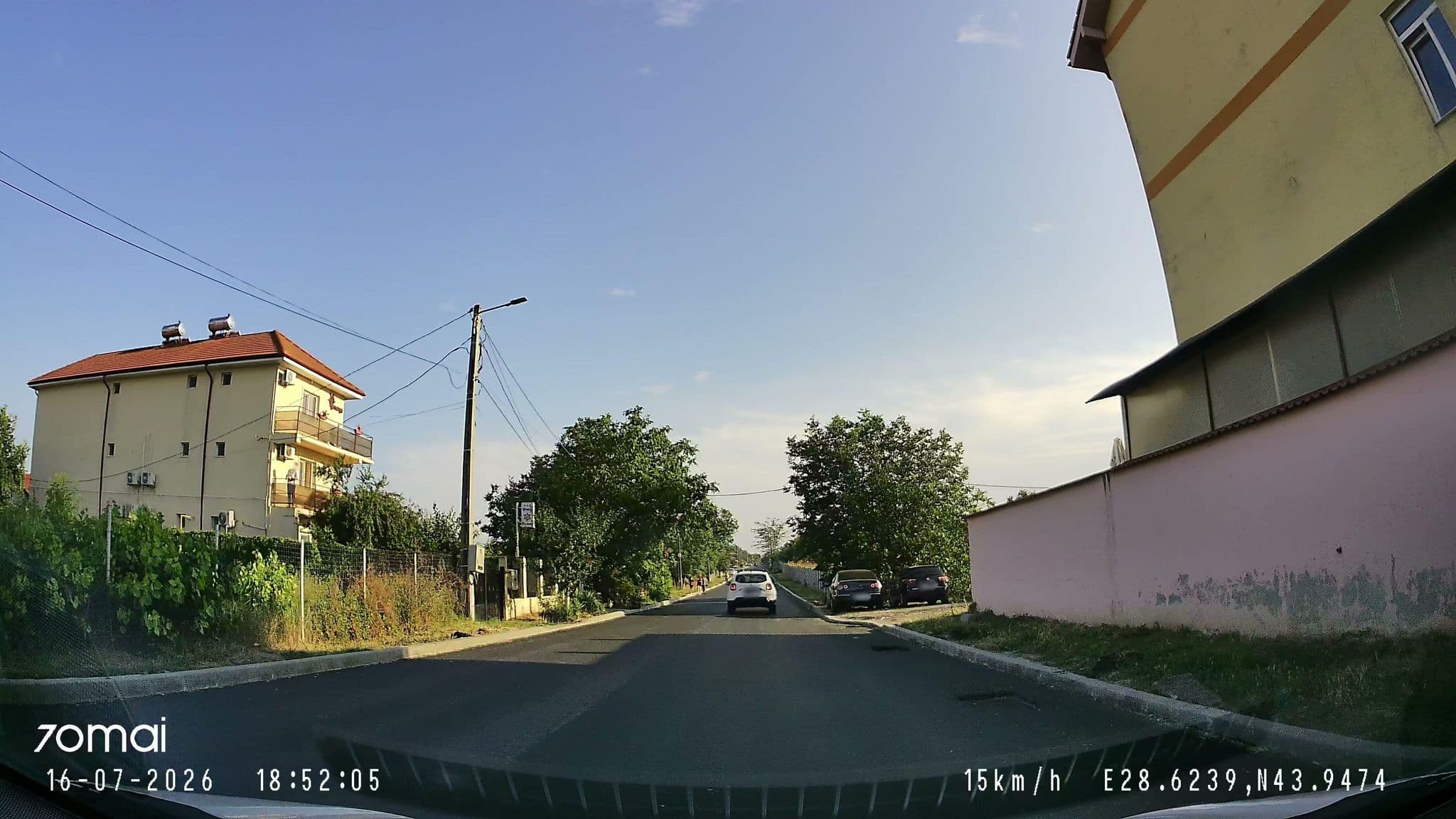 Street view near Hotel Principal, Costineşti