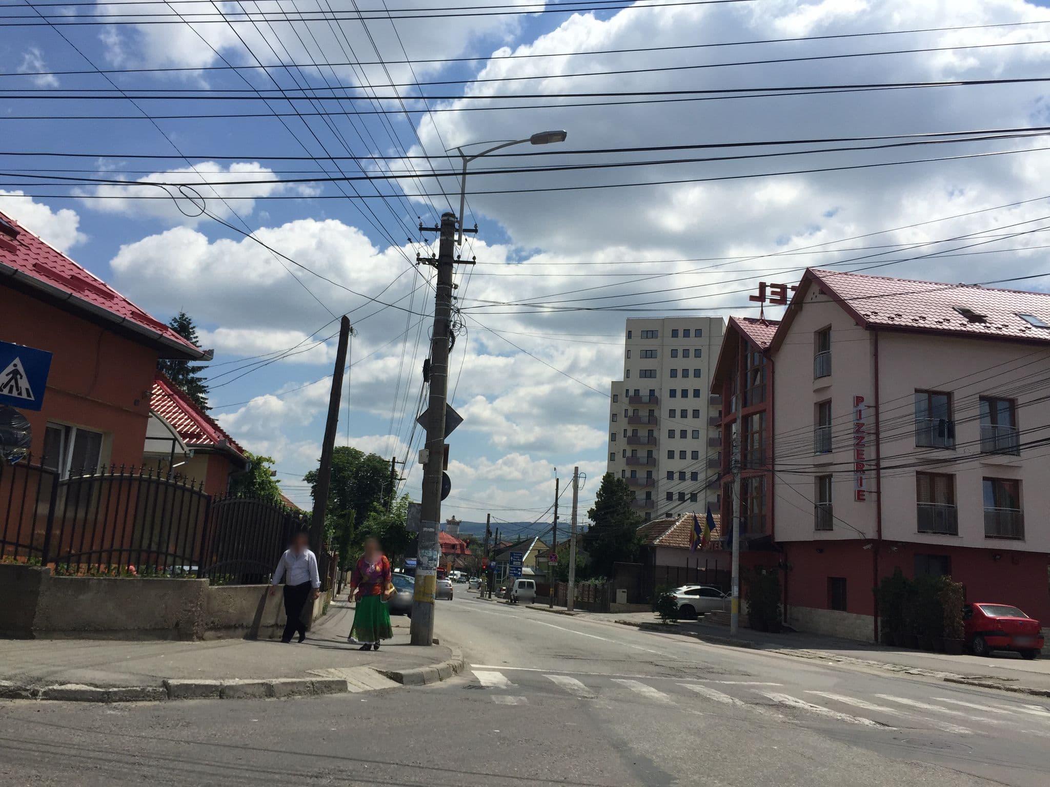 Street view near Lucky Star, Cluj-Napoca