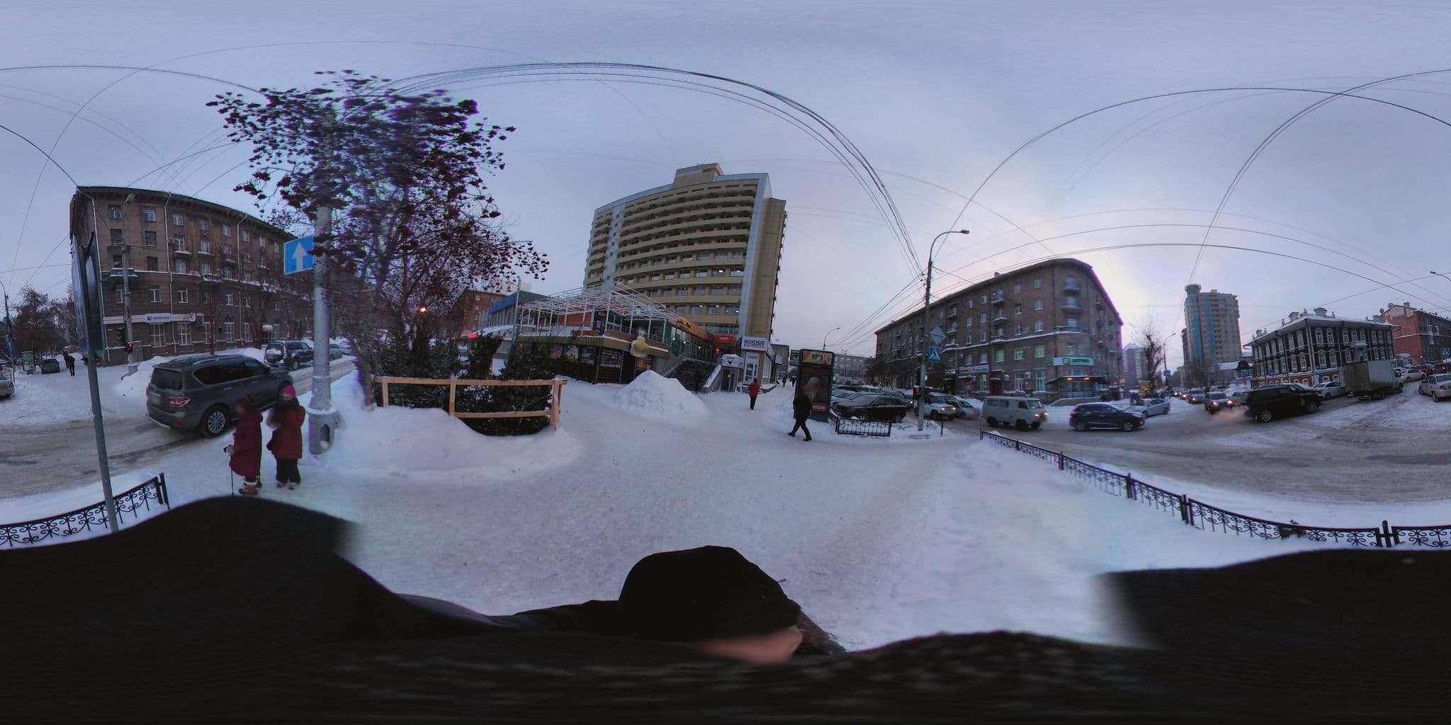 Street view near ДЕЛЮКС, отель, Novosibirsk — © thx (CC BY-SA · Mapillary)