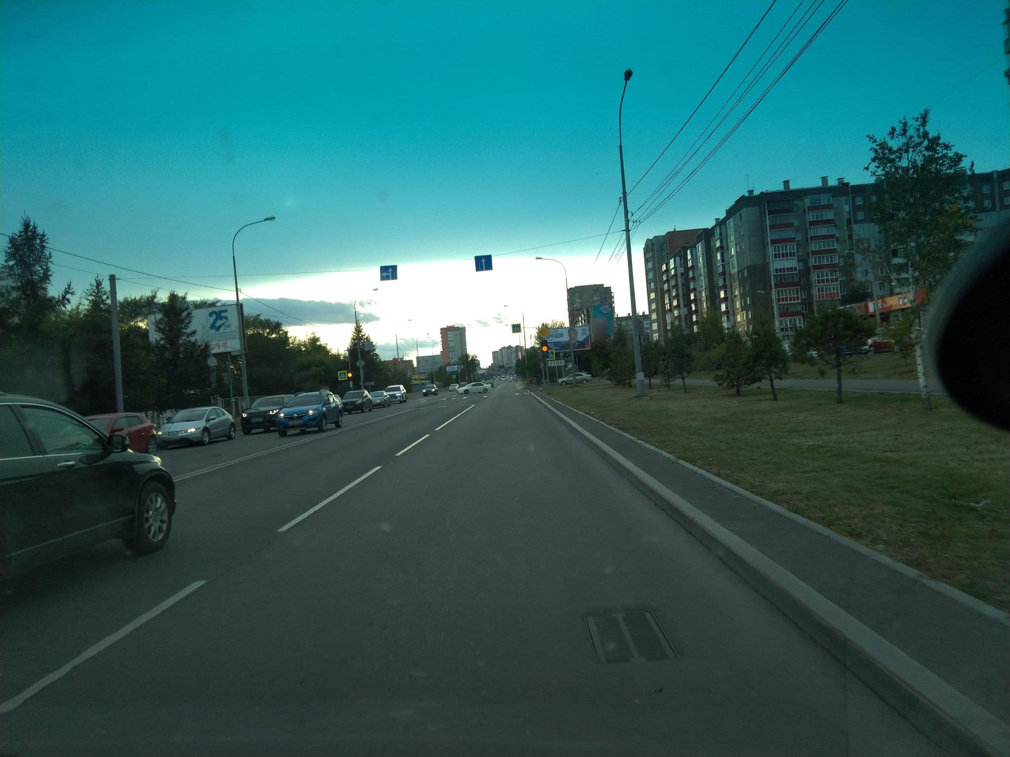 Street view near А-Хостел, Krasnoyarsk — © romanf748 (CC BY-SA · Mapillary)