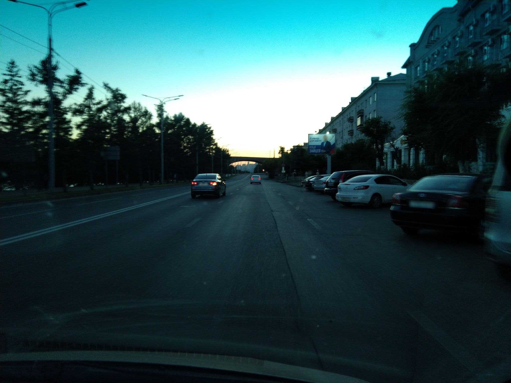 Street view near Гостиничный комплекс «Огни Енисея», Krasnoyarsk — © romanf748 (CC BY-SA · Mapillary)