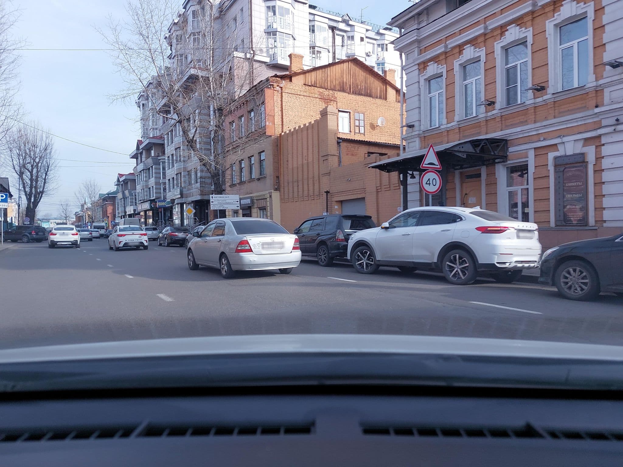 Street view near Анастасия гостиничный комплекс, Irkutsk — © mityukov (CC BY-SA · Mapillary)