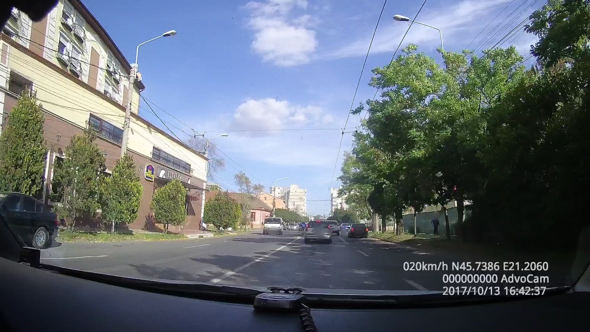 Street view near Best Western Ambassador Hotel, Timişoara — © tavi (CC BY-SA · Mapillary)