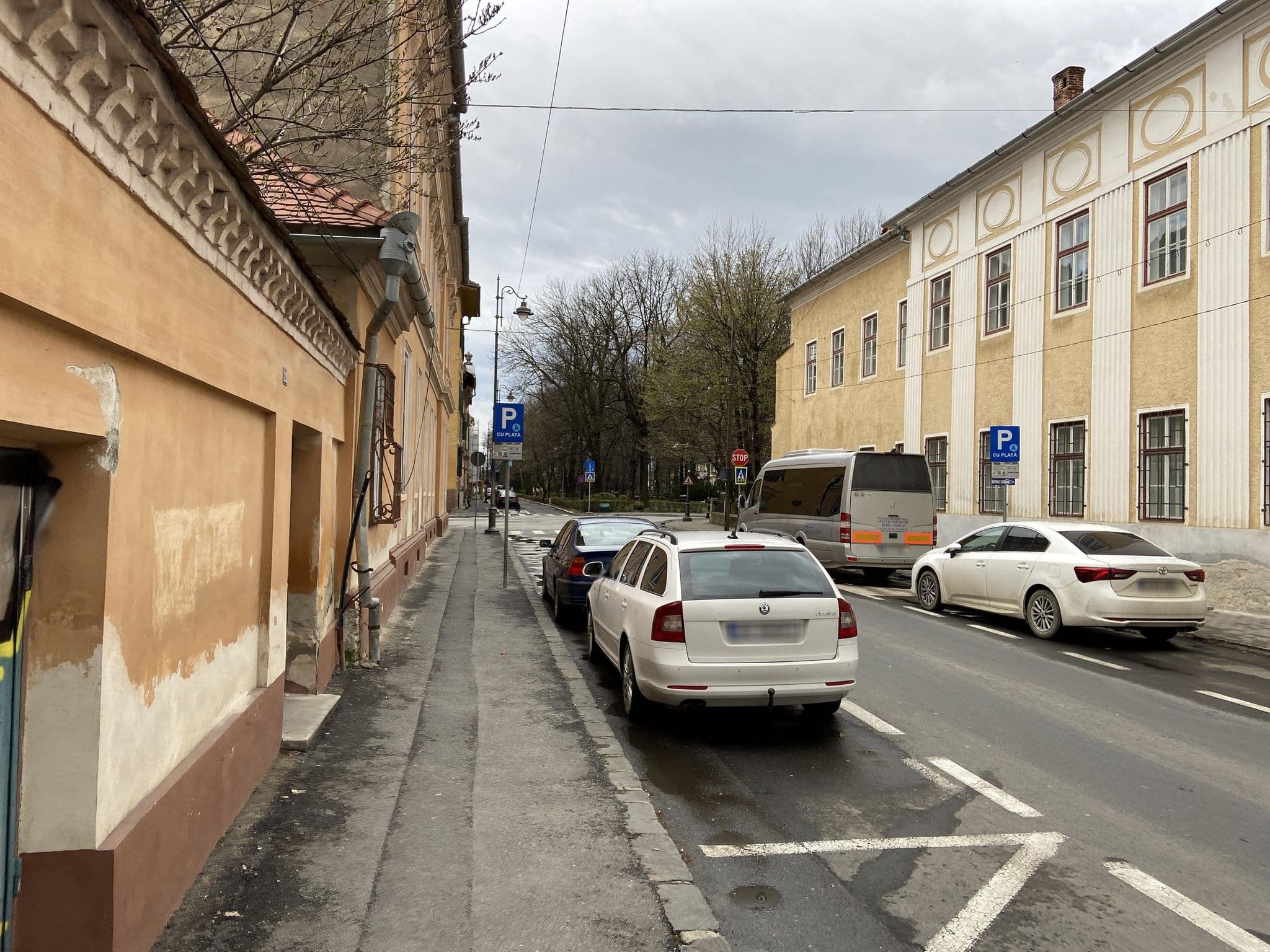 Street view near Astra Apartments, Sibiu — © BaBanea (CC BY-SA · Mapillary)