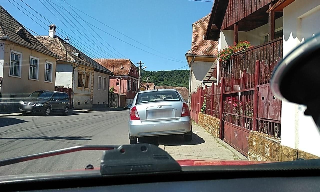 Street view near Pensiunea Joker, Sighișoara — © tavi (CC BY-SA · Mapillary)