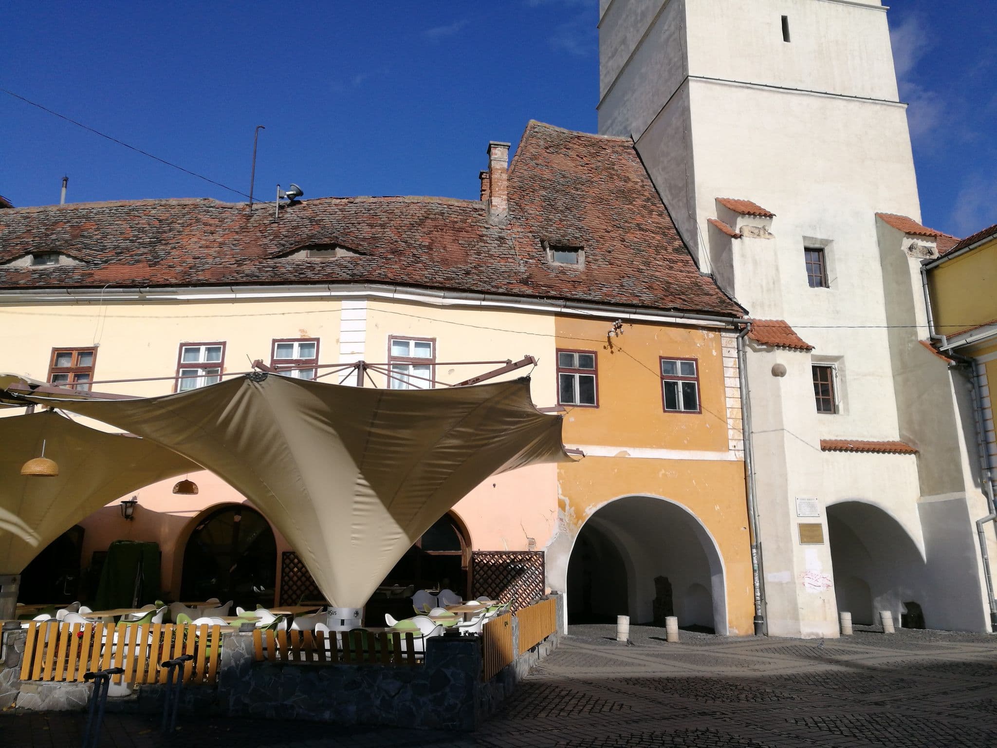Street view near Vila Weidner, Sibiu — © rsandu (CC BY-SA · Mapillary)