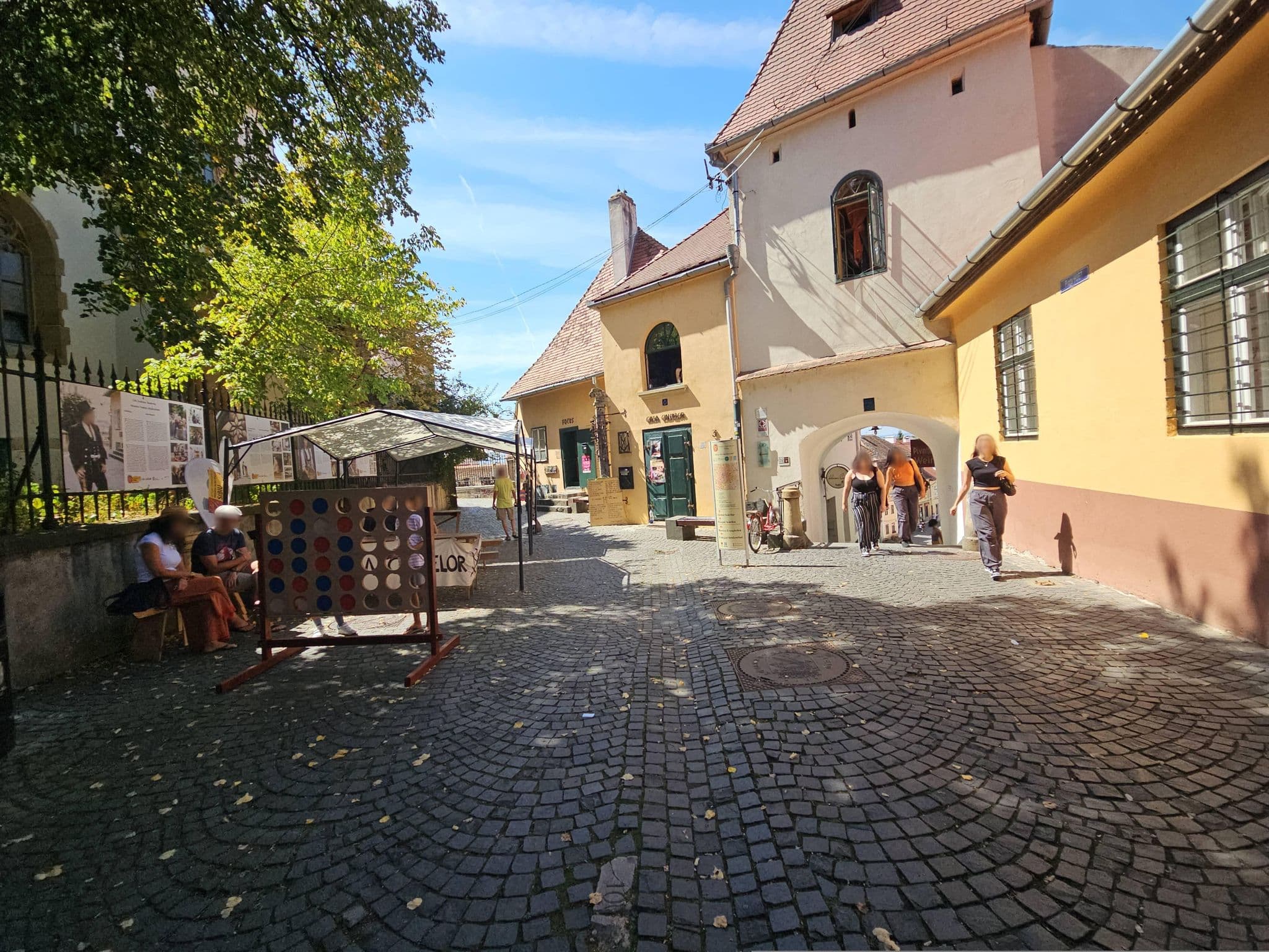Street view near Kleines Hotel, Sibiu — © DmitTrix (CC BY-SA · Mapillary)