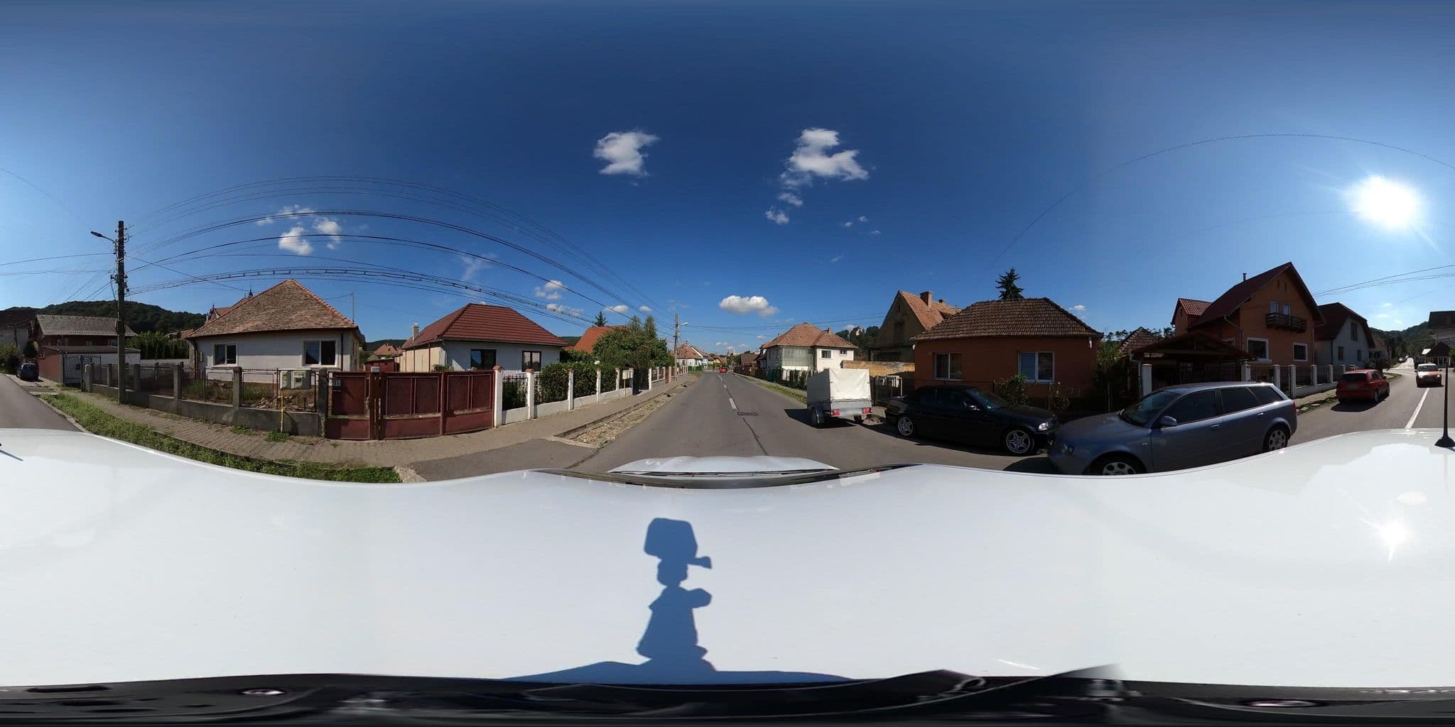 Street view near Pensiunea La Castel, Sighișoara — © Pill0r360 (CC BY-SA · Mapillary)
