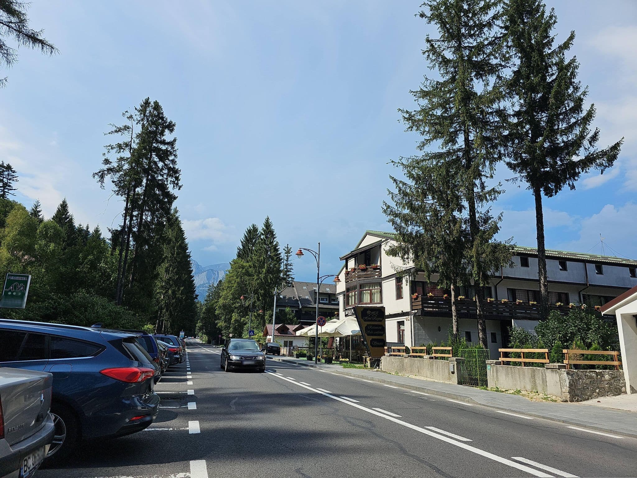 Street view near Hotel Regina, Sinaia — © DmitTrix (CC BY-SA · Mapillary)