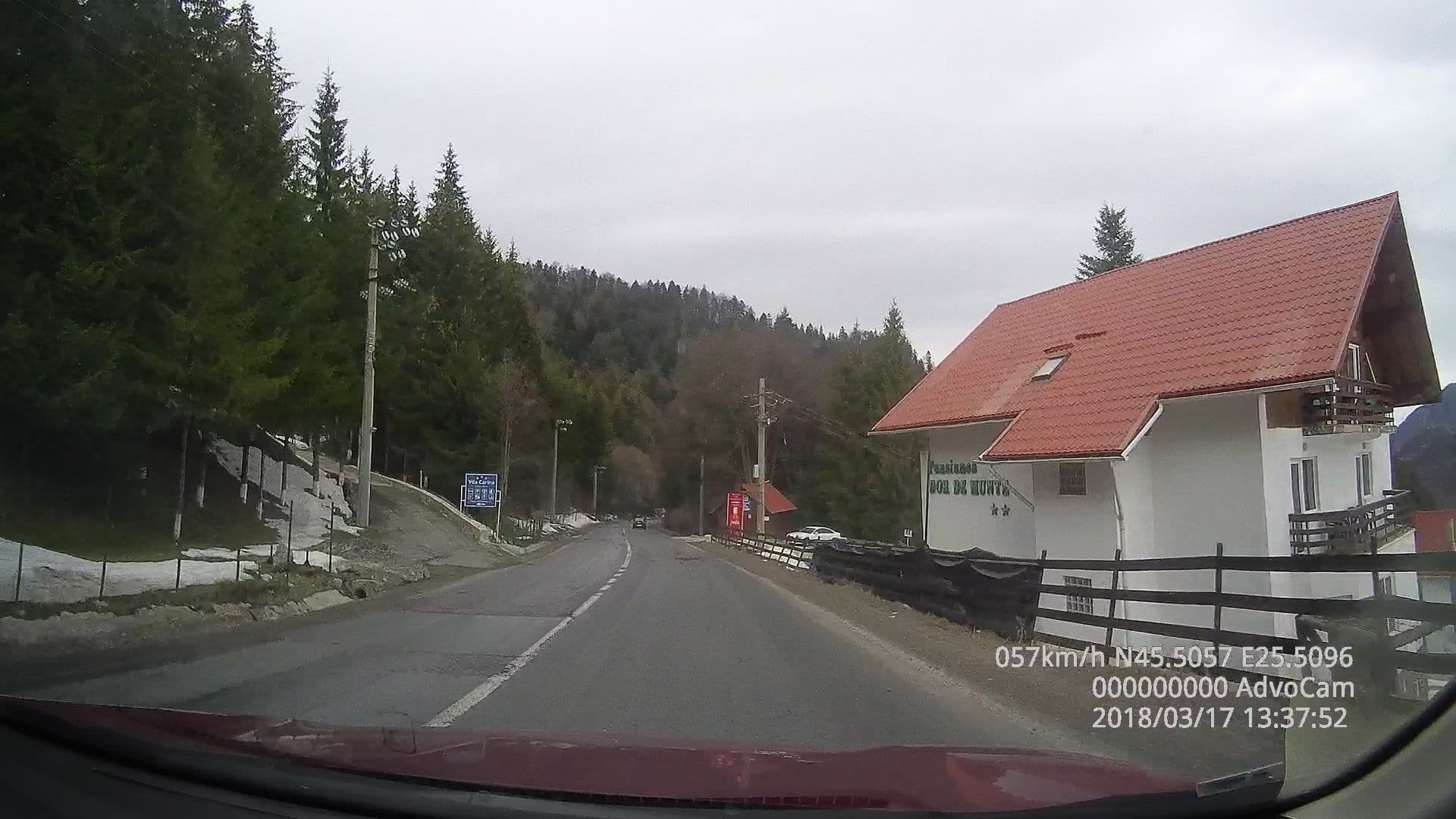 Street view near Pensiunea Carina, Predeal — © tavi (CC BY-SA · Mapillary)