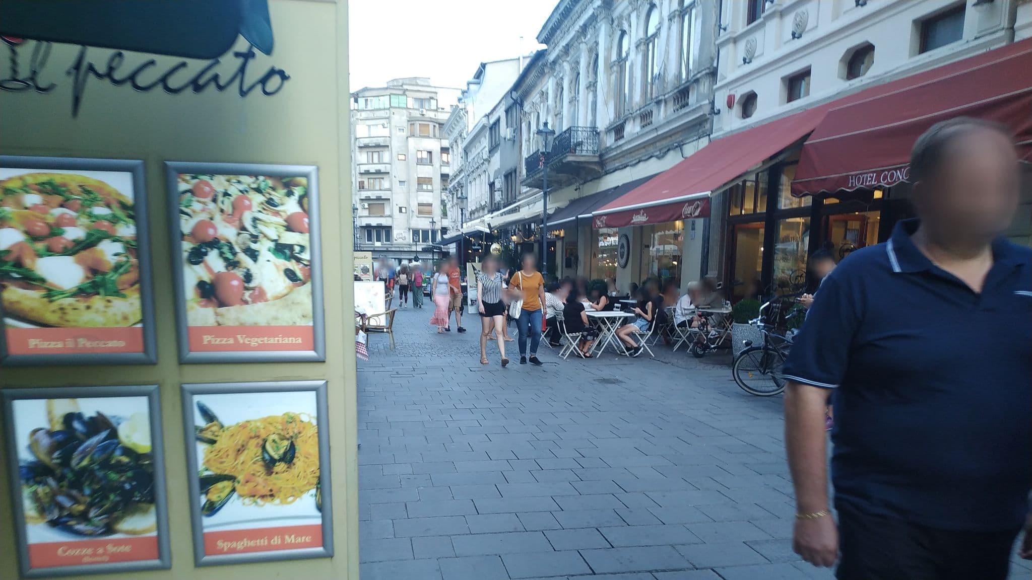 Street view near The Mansion Boutique Hotel, Bucharest — © mrey (CC BY-SA · Mapillary)