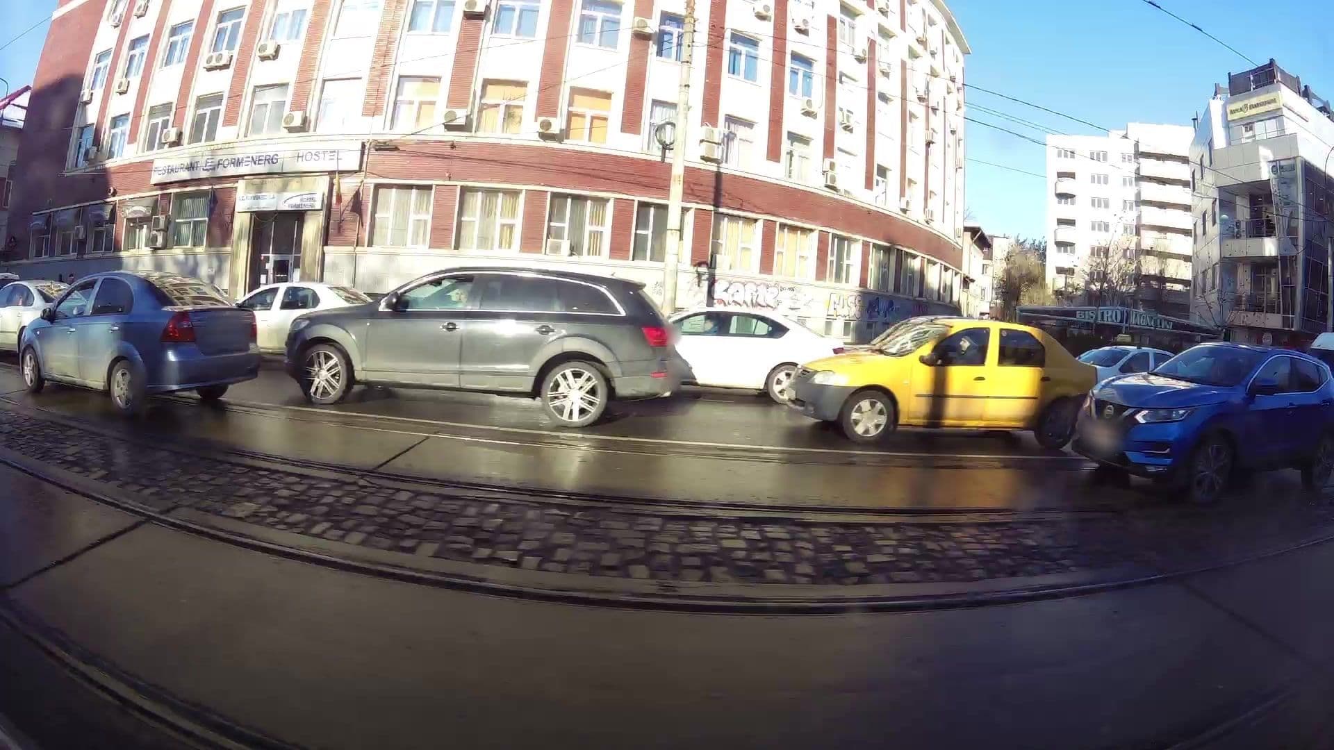 Street view near Hostel Formenerg, Bucharest — © kaartcam (CC BY-SA · Mapillary)