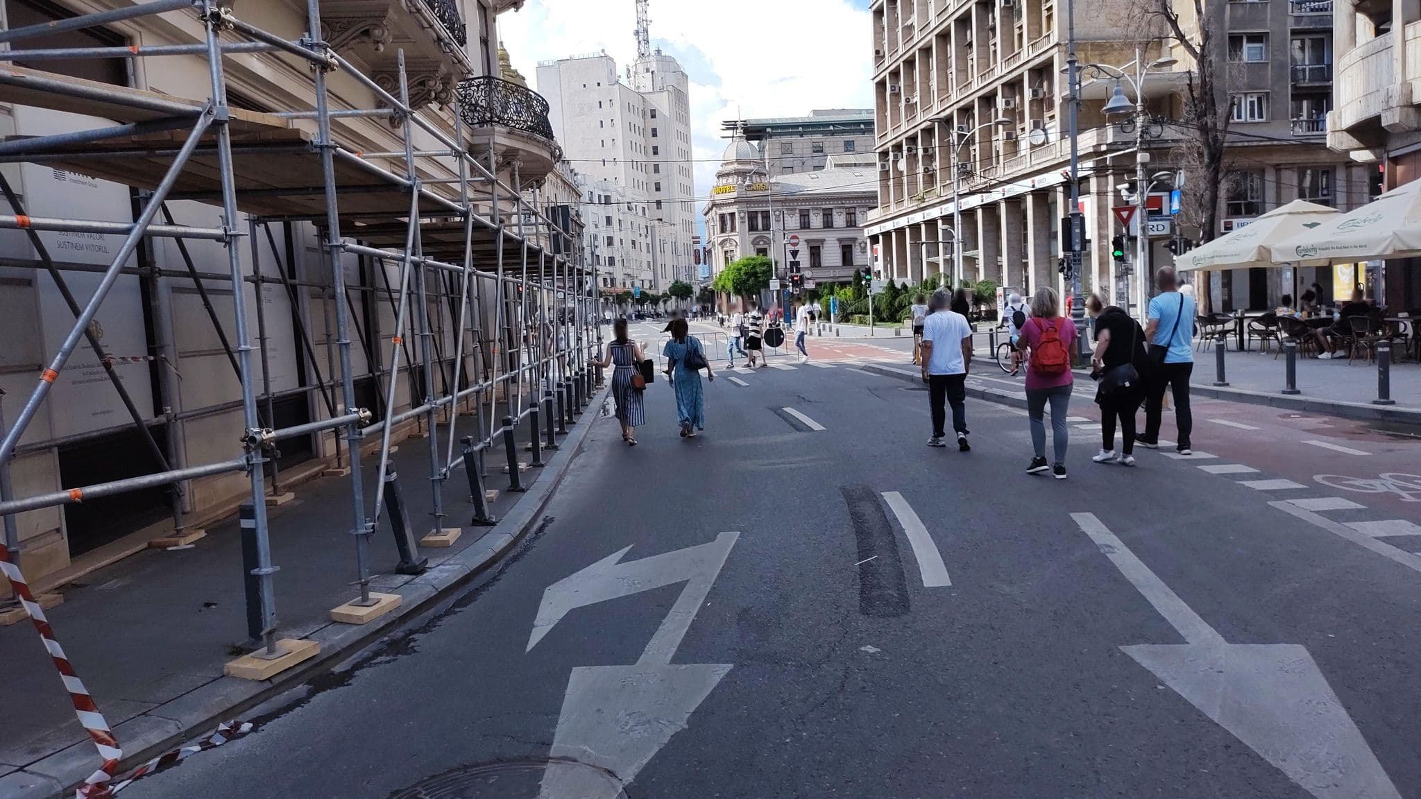 Street view near Grand Hotel du Boulevard, Bucharest — © rsandu (CC BY-SA · Mapillary)