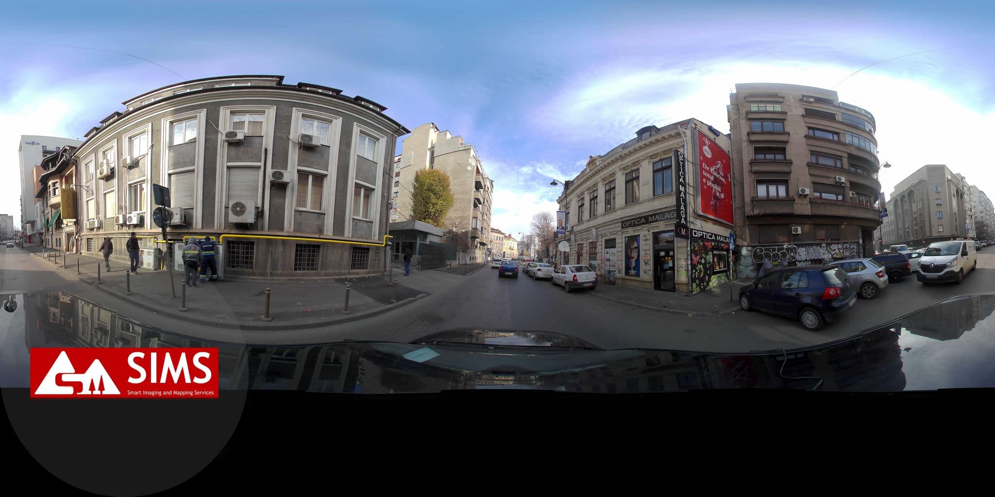 Street view near walkabout, Bucharest — © SIMS (CC BY-SA · Mapillary)
