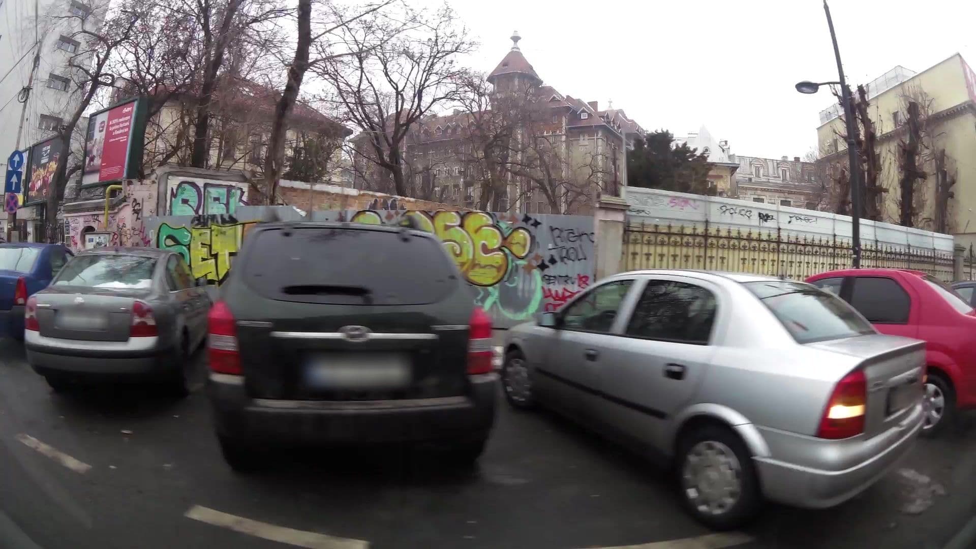 Street view near Lahovari Residence, Bucharest — © kaartcam (CC BY-SA · Mapillary)