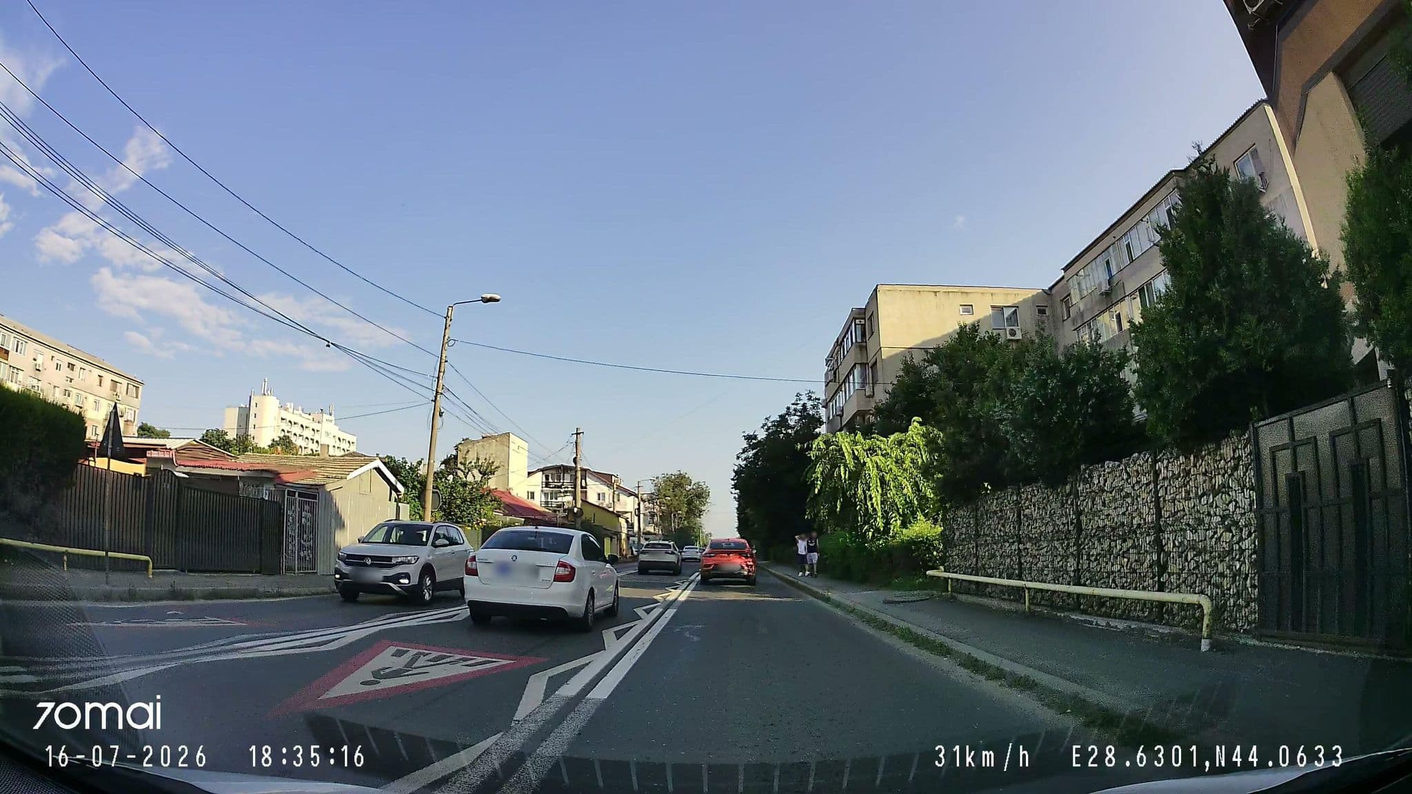 Street view near Pensiunea Casa Soarelui, Eforie Nord — © andreicaprarr (CC BY-SA · Mapillary)
