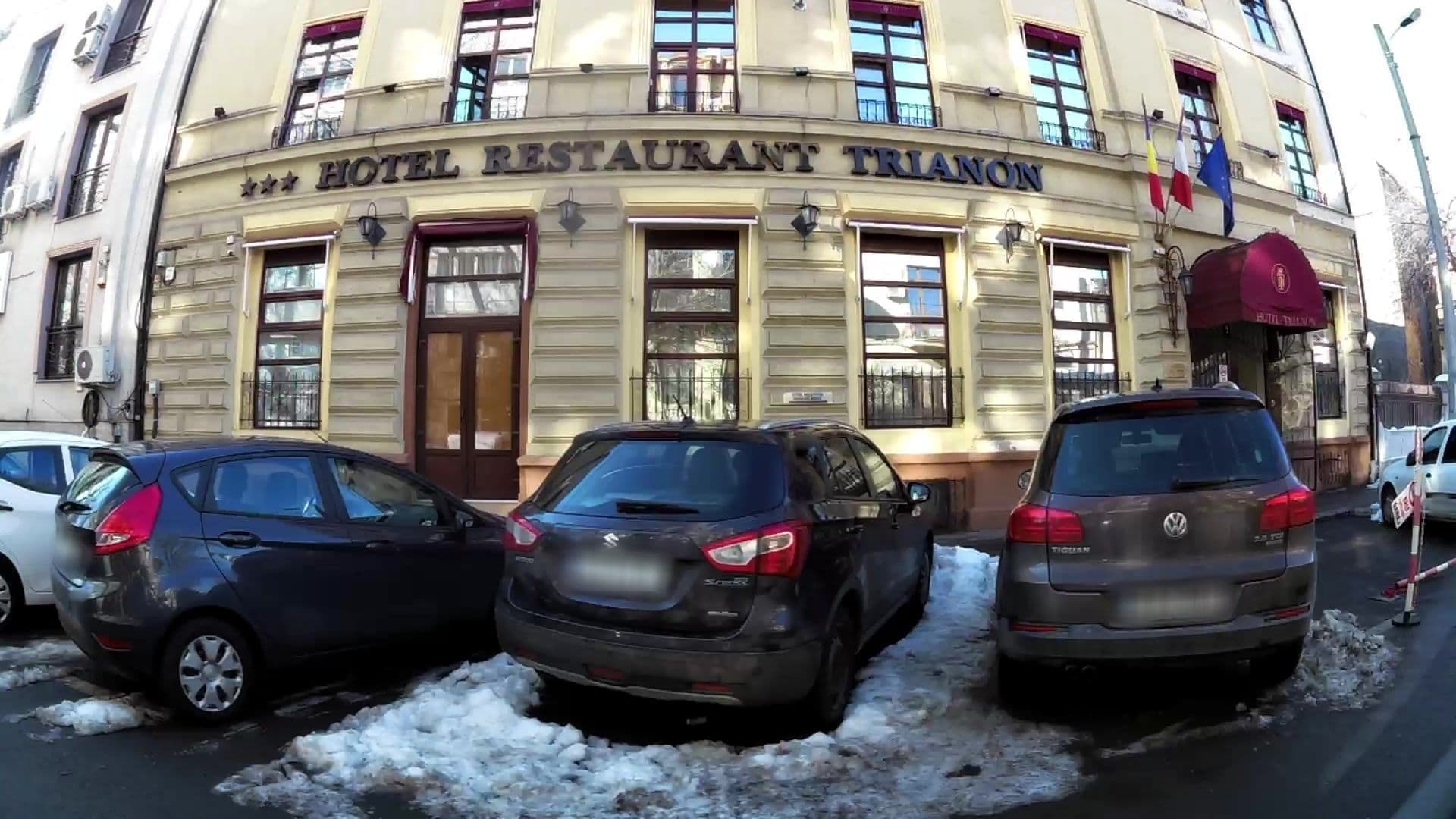 Street view near Hotel Trianon, Bucharest