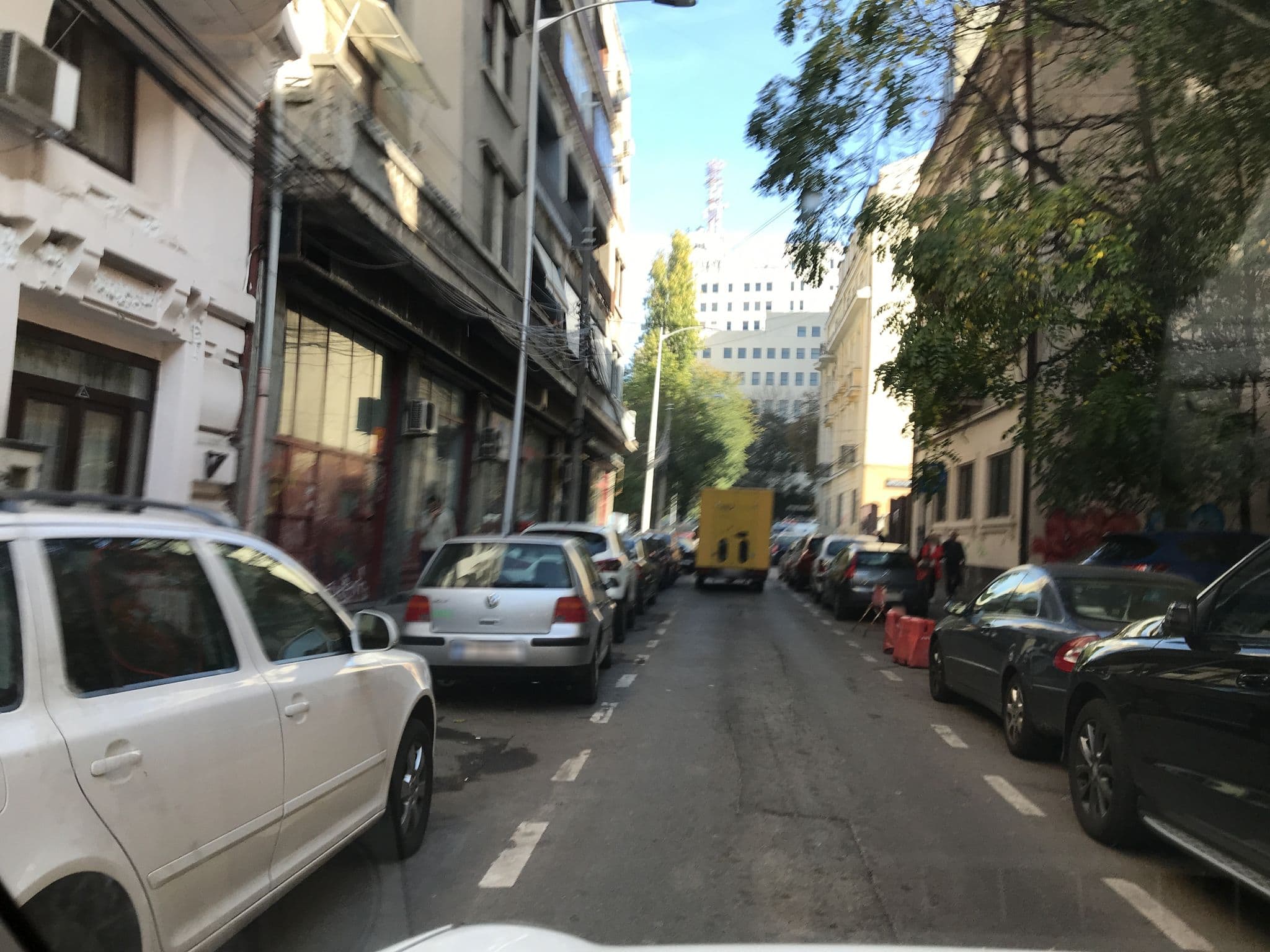 Street view near Hotel Carpați, Bucharest